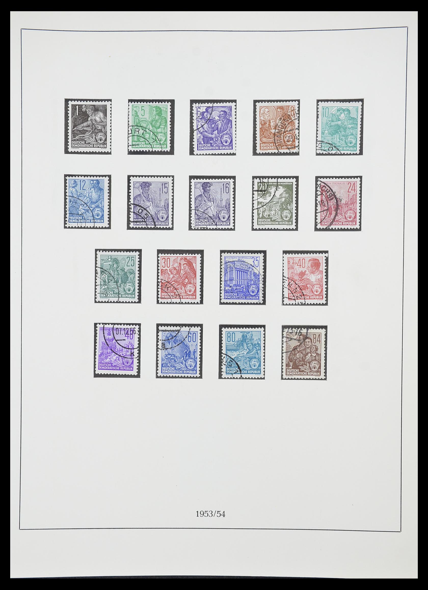 33868 016 - Stamp collection 33868 DDR 1949-1977.
