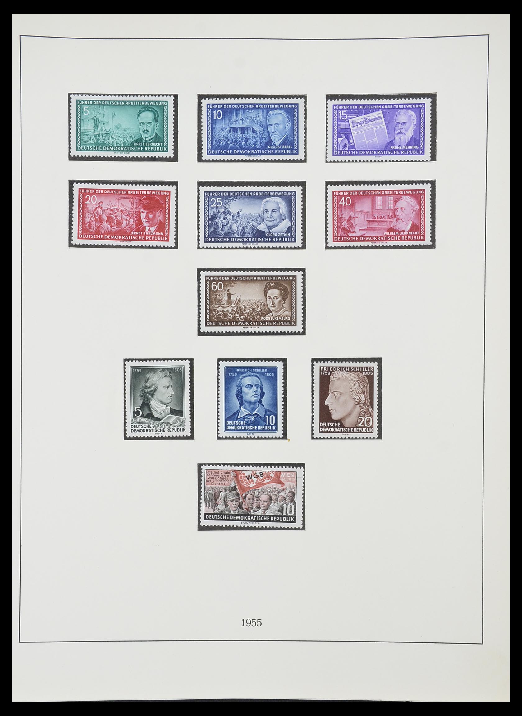 33868 022 - Stamp collection 33868 DDR 1949-1977.