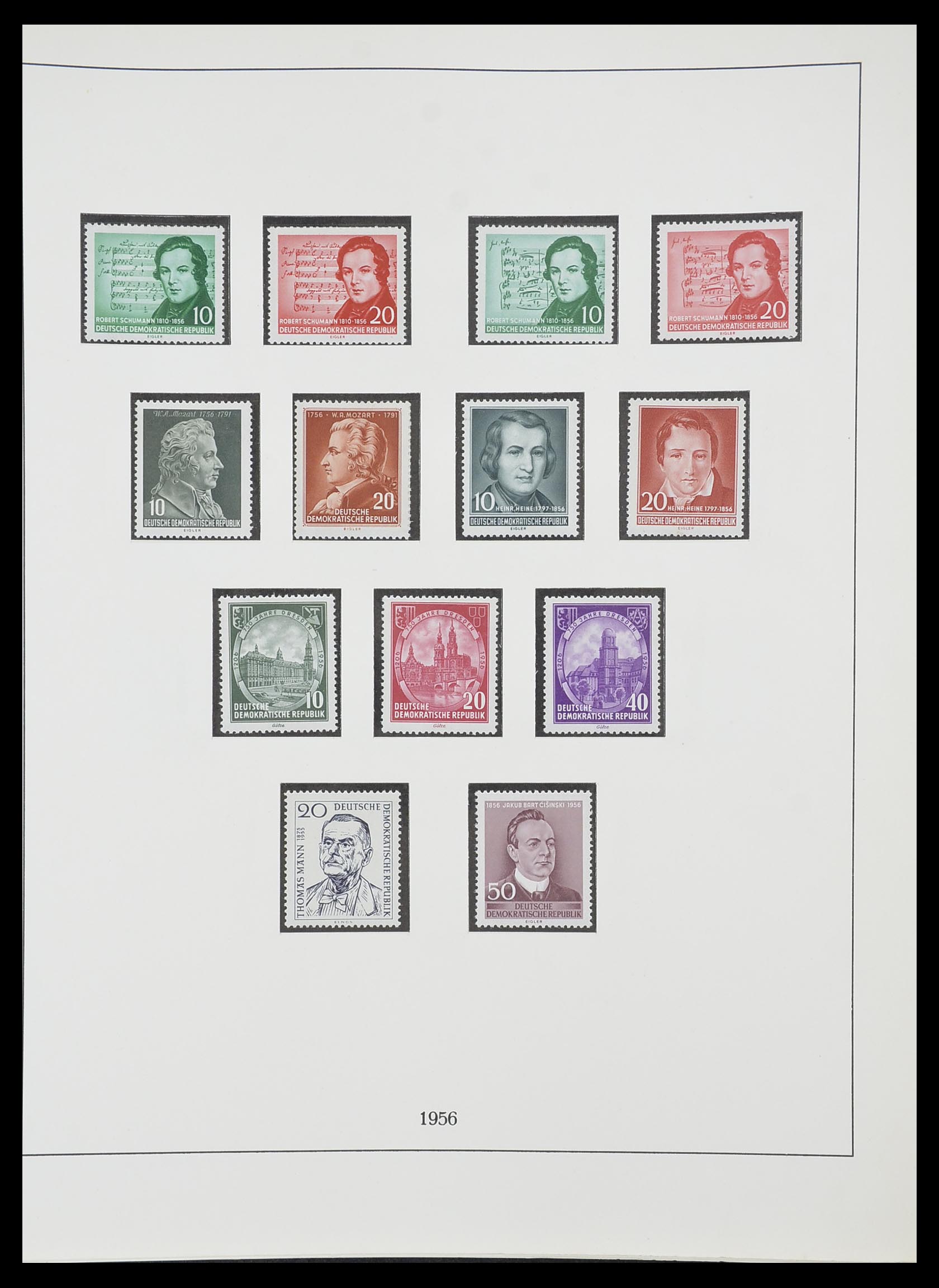 33868 025 - Stamp collection 33868 DDR 1949-1977.