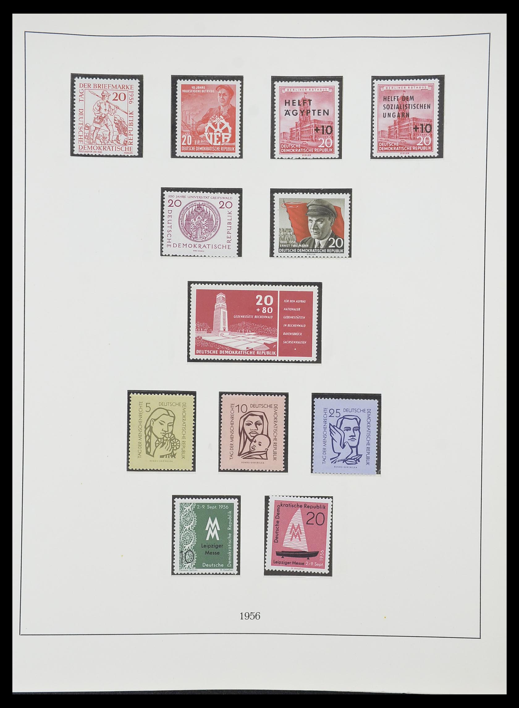 33868 028 - Stamp collection 33868 DDR 1949-1977.