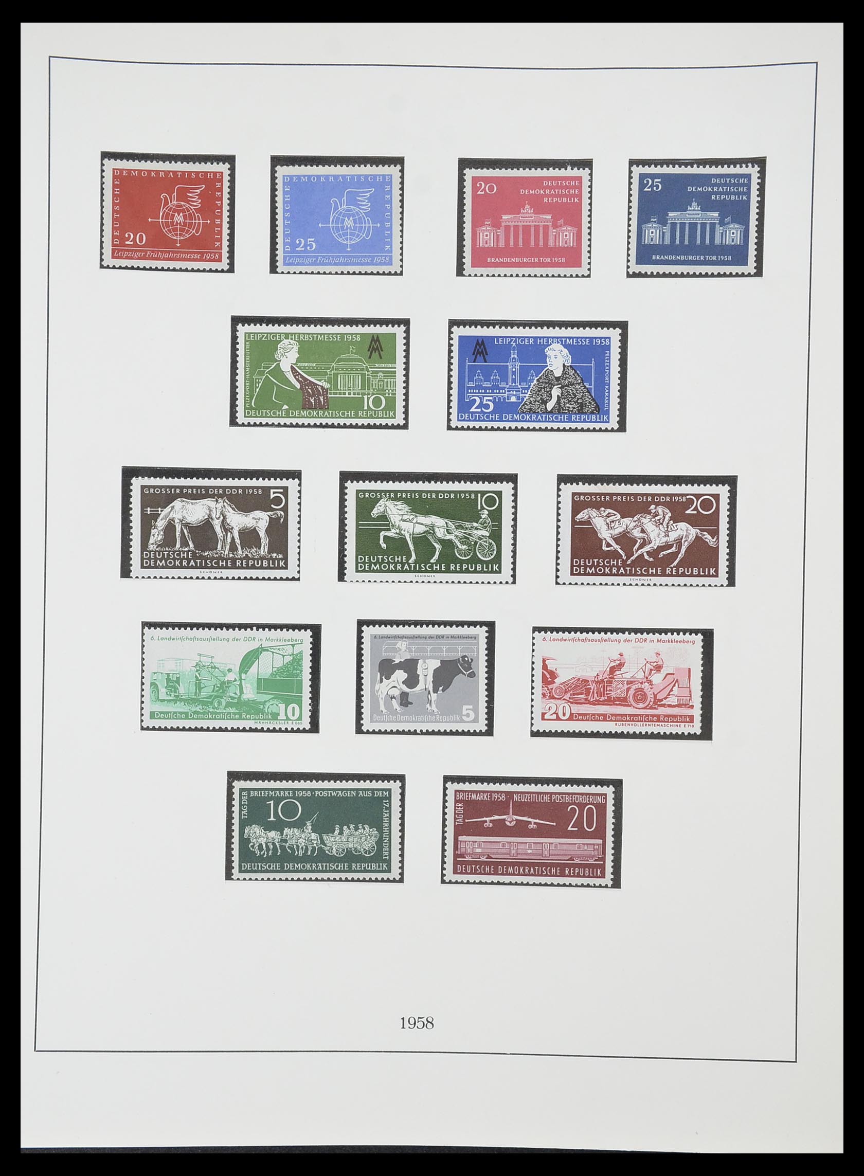 33868 035 - Stamp collection 33868 DDR 1949-1977.