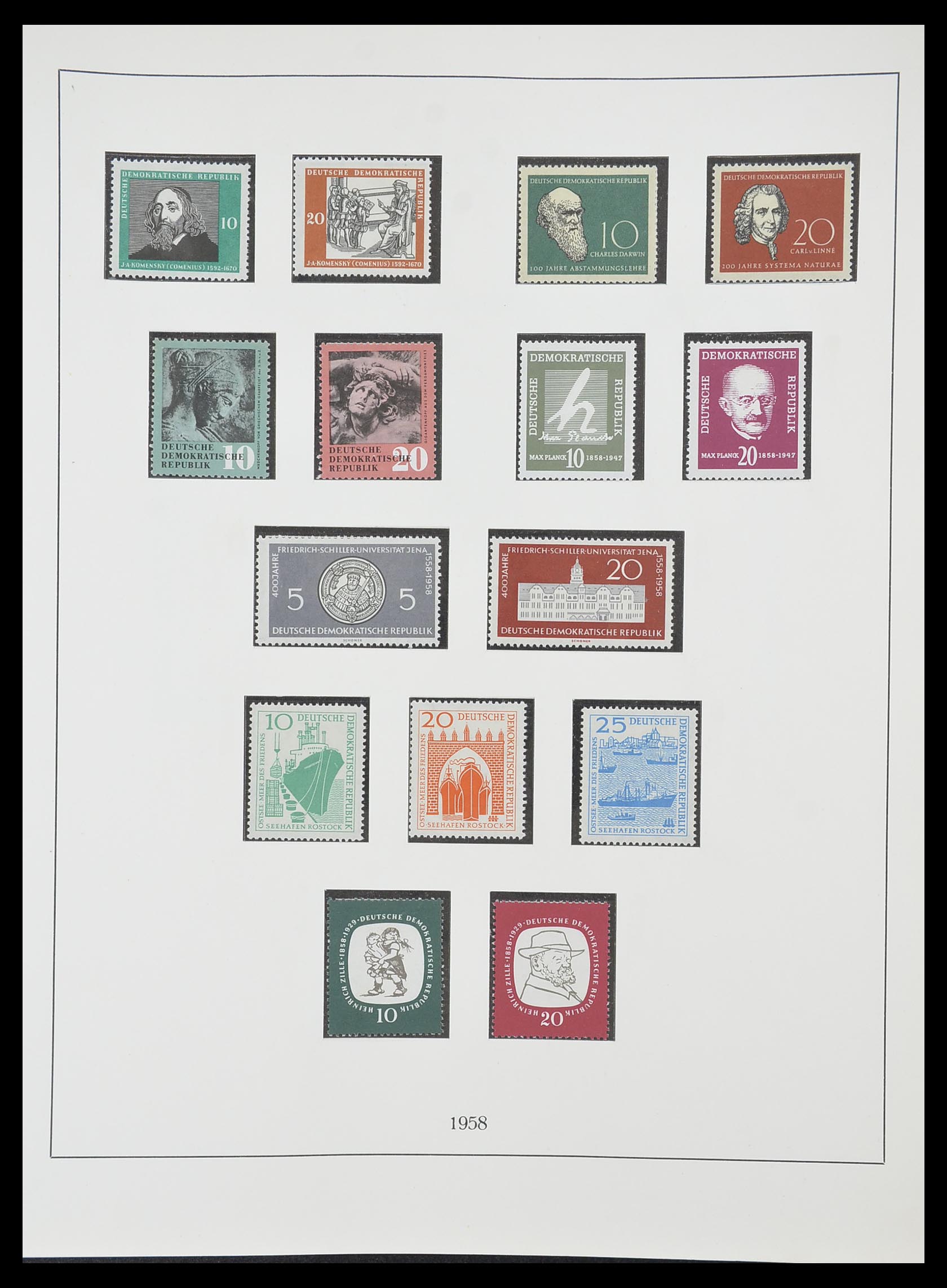 33868 038 - Stamp collection 33868 DDR 1949-1977.