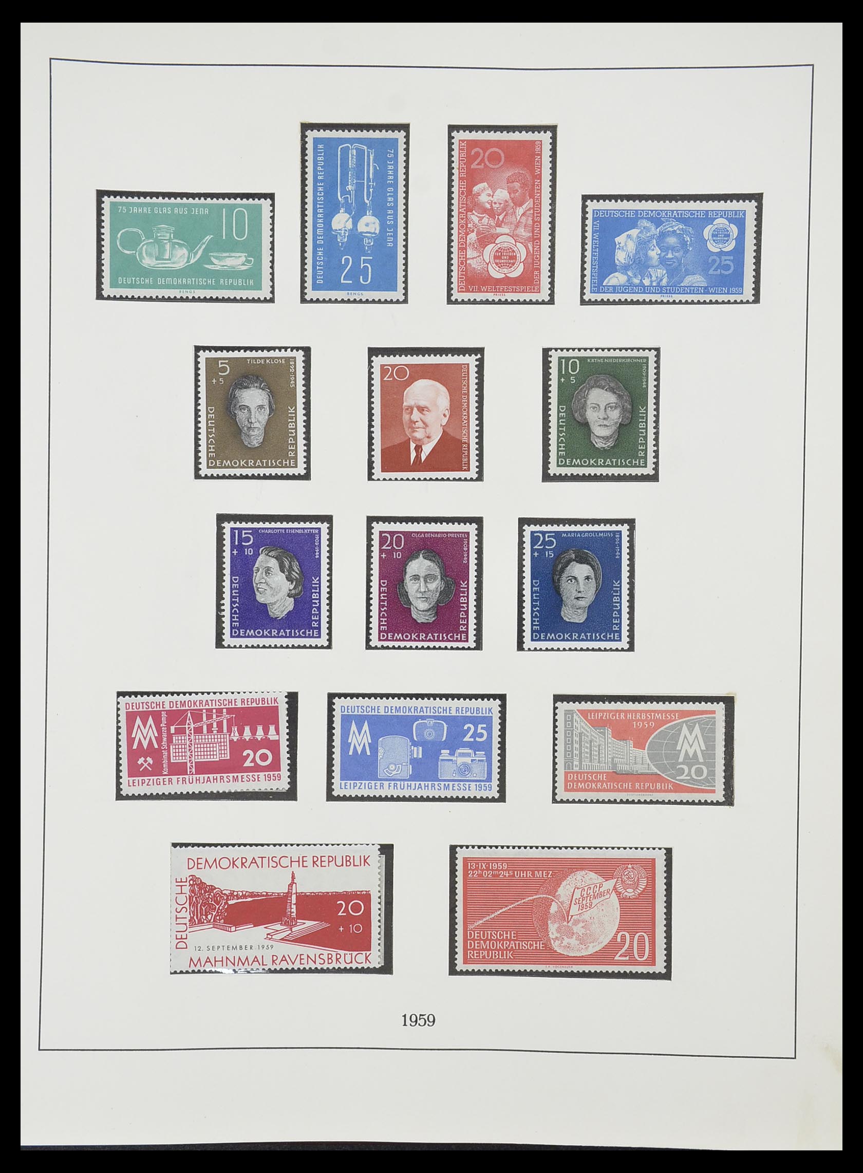 33868 040 - Postzegelverzameling 33868 DDR 1949-1977.