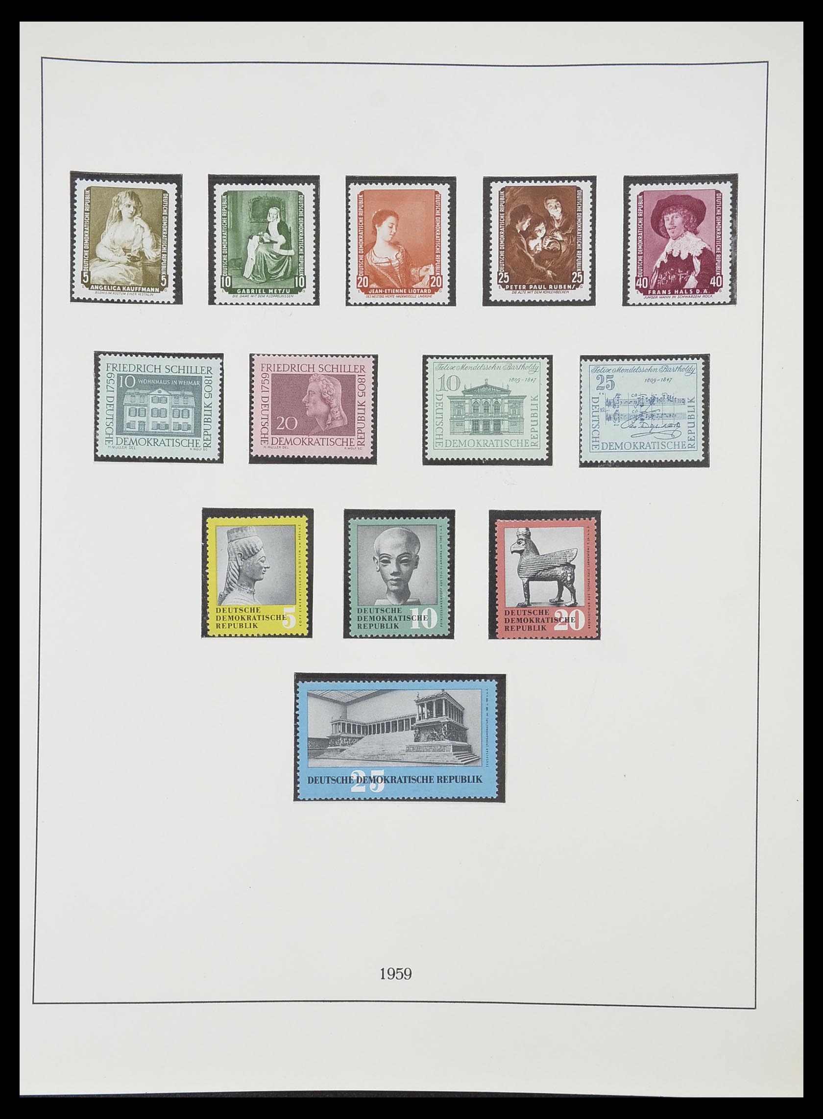 33868 042 - Stamp collection 33868 DDR 1949-1977.