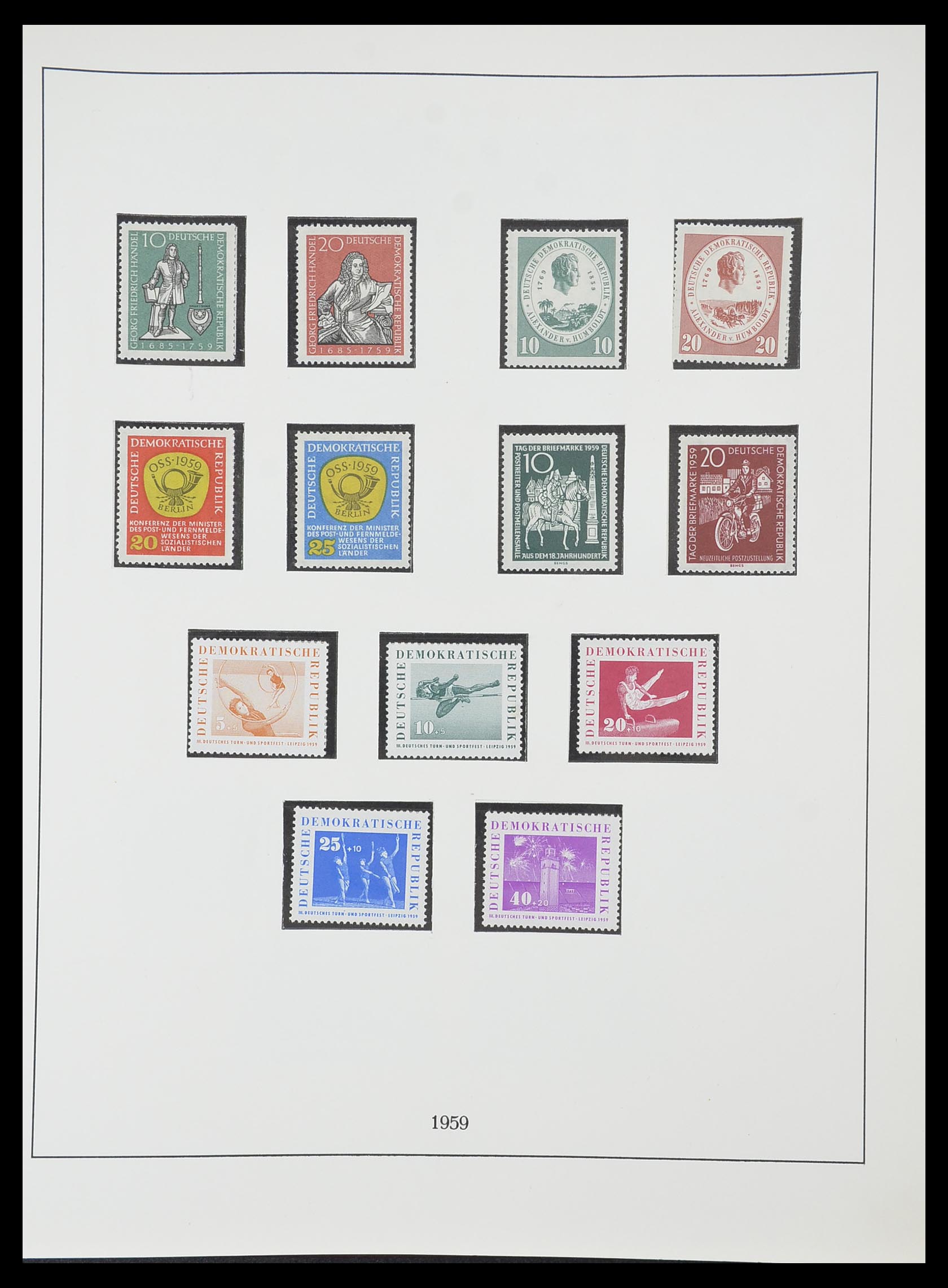 33868 043 - Stamp collection 33868 DDR 1949-1977.