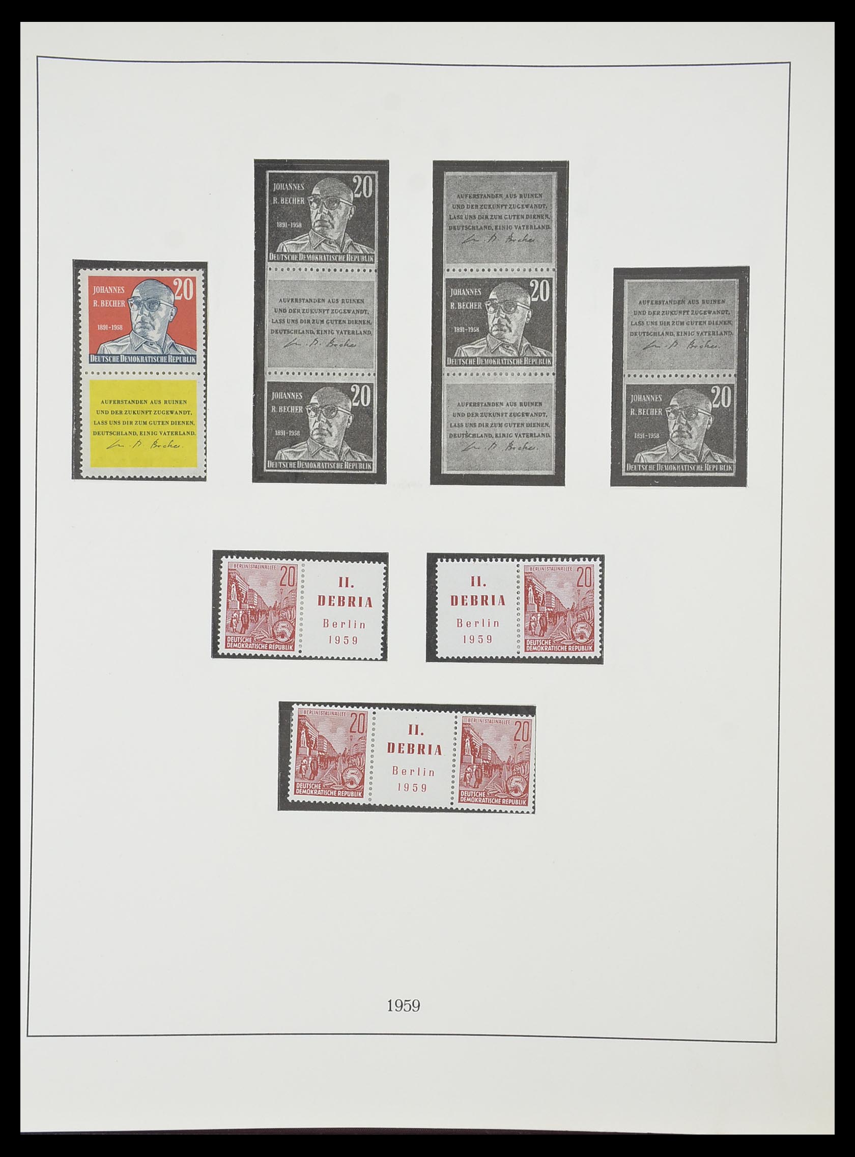 33868 045 - Stamp collection 33868 DDR 1949-1977.