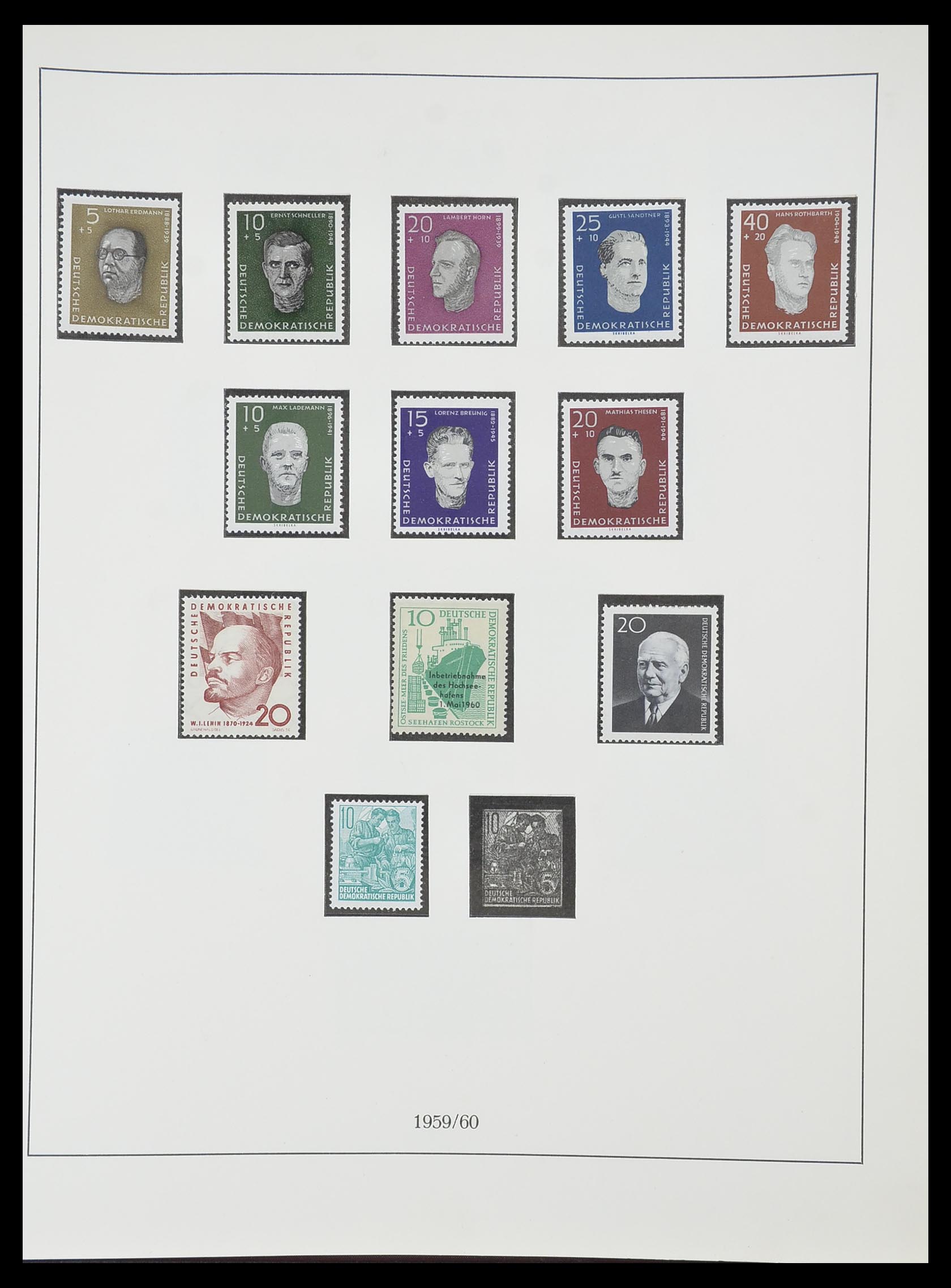 33868 046 - Stamp collection 33868 DDR 1949-1977.