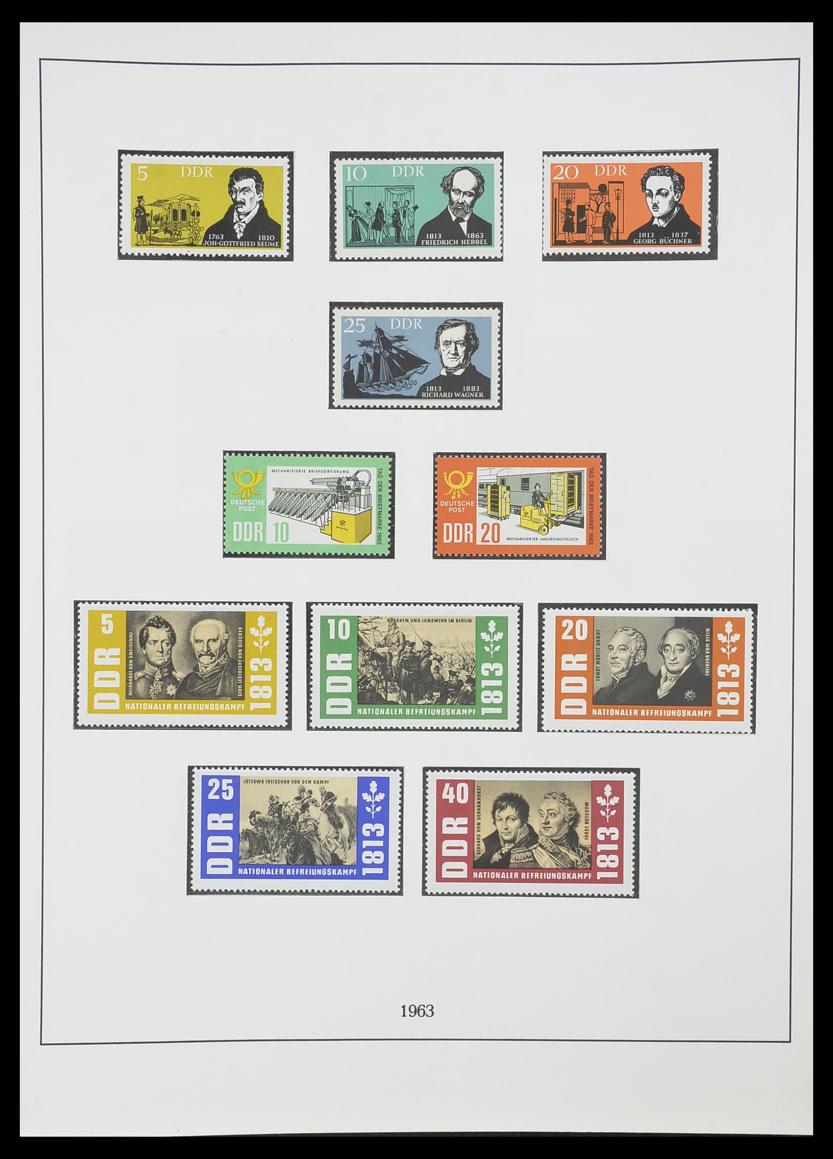 33868 069 - Stamp collection 33868 DDR 1949-1977.