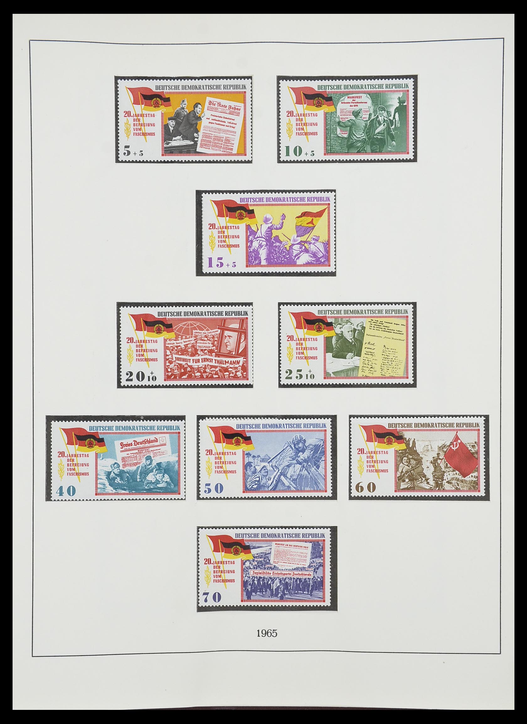 33868 090 - Stamp collection 33868 DDR 1949-1977.