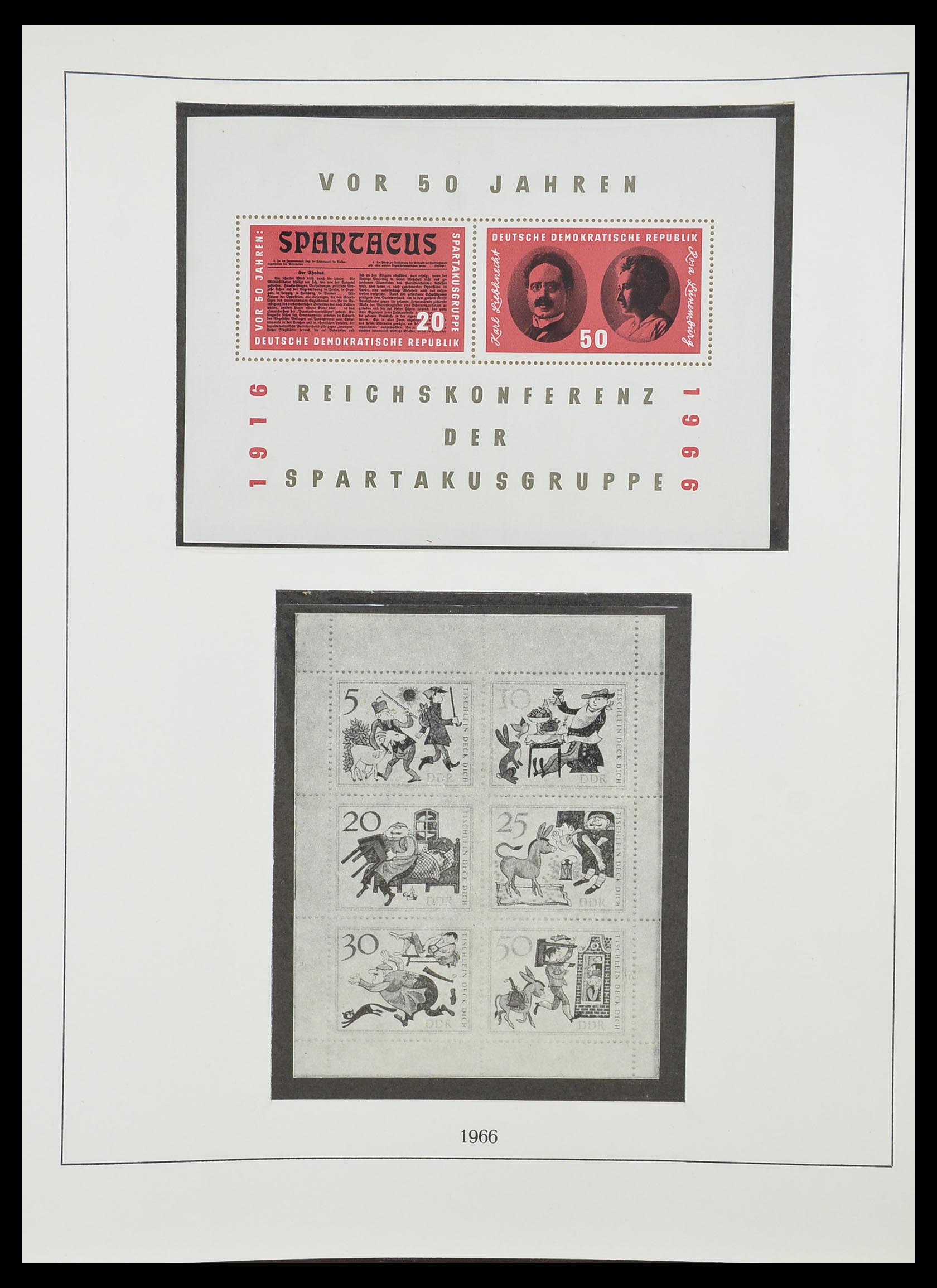 33868 092 - Stamp collection 33868 DDR 1949-1977.