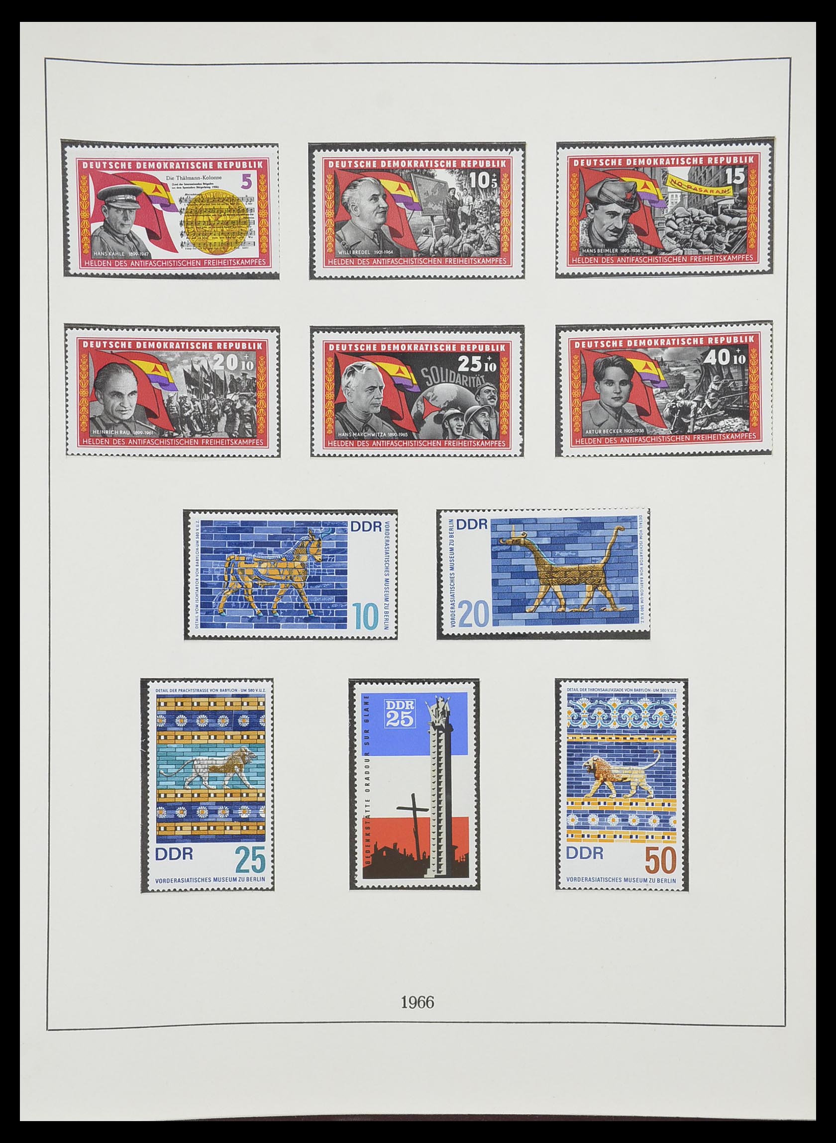 33868 099 - Stamp collection 33868 DDR 1949-1977.
