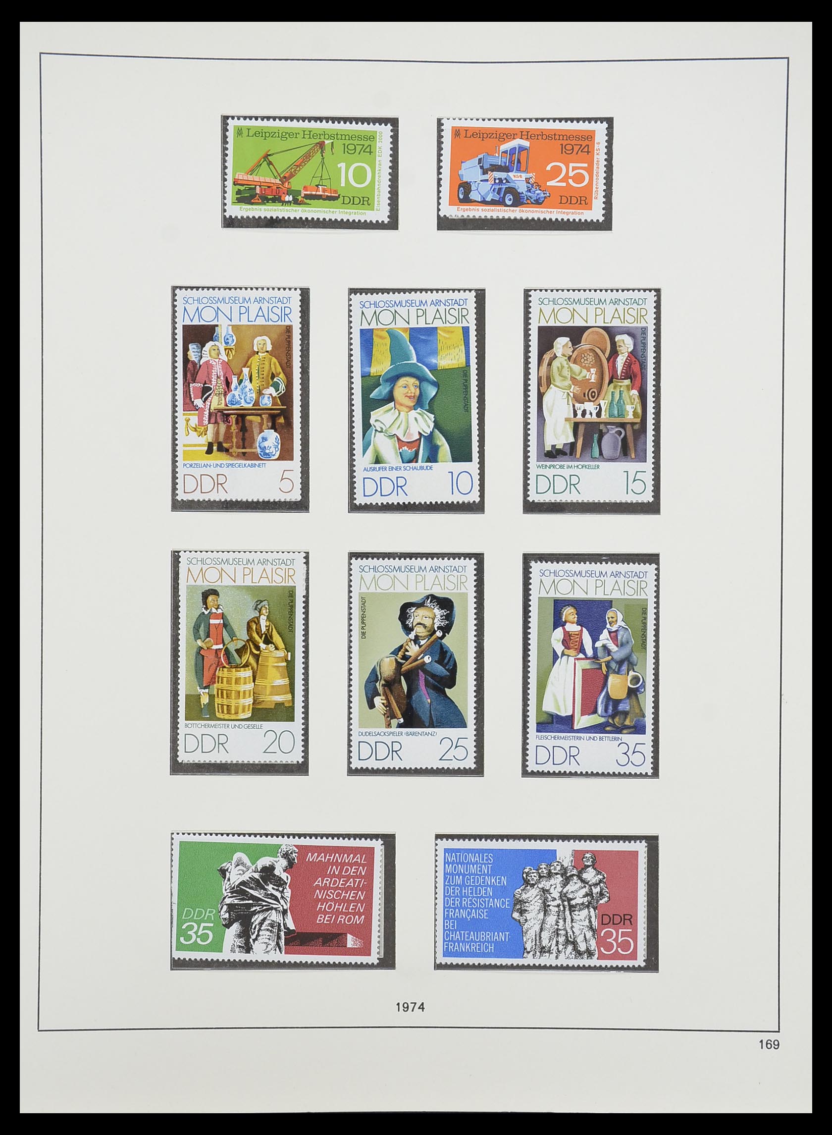 33868 180 - Stamp collection 33868 DDR 1949-1977.