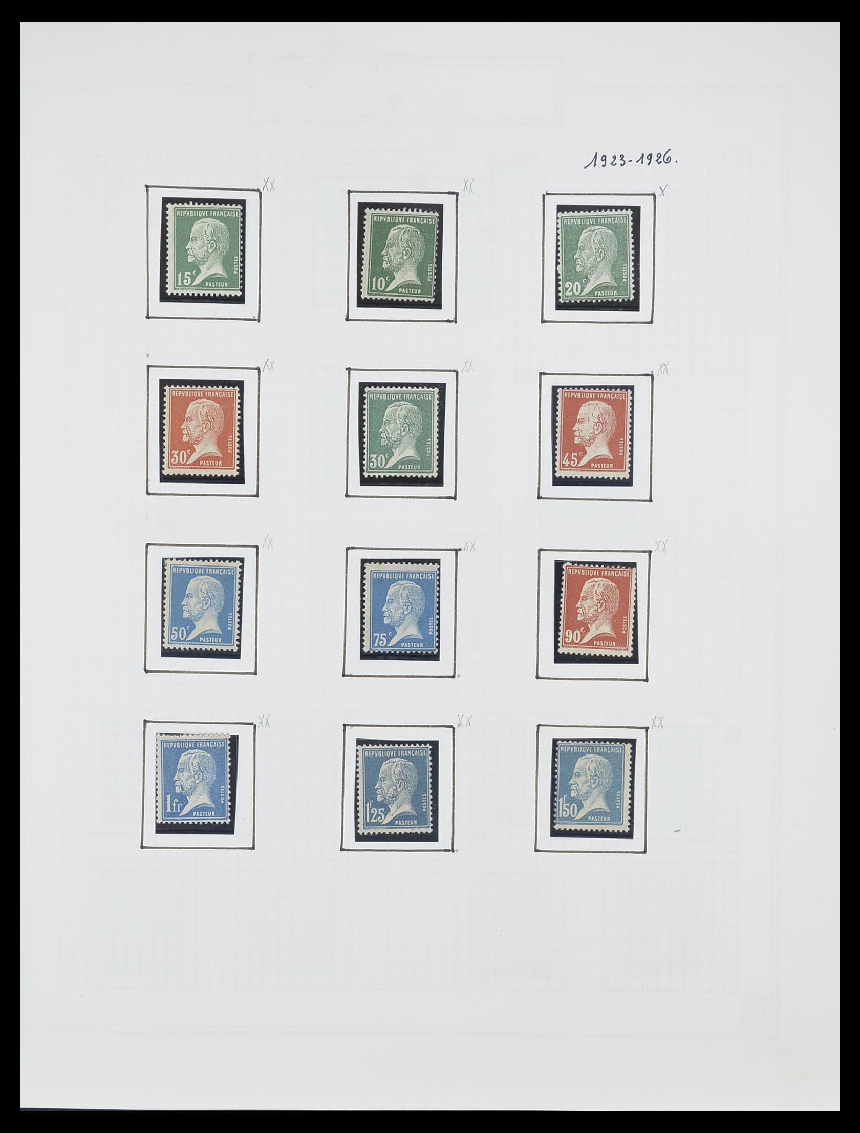33869 007 - Postzegelverzameling 33869 Frankrijk 1900-1983.