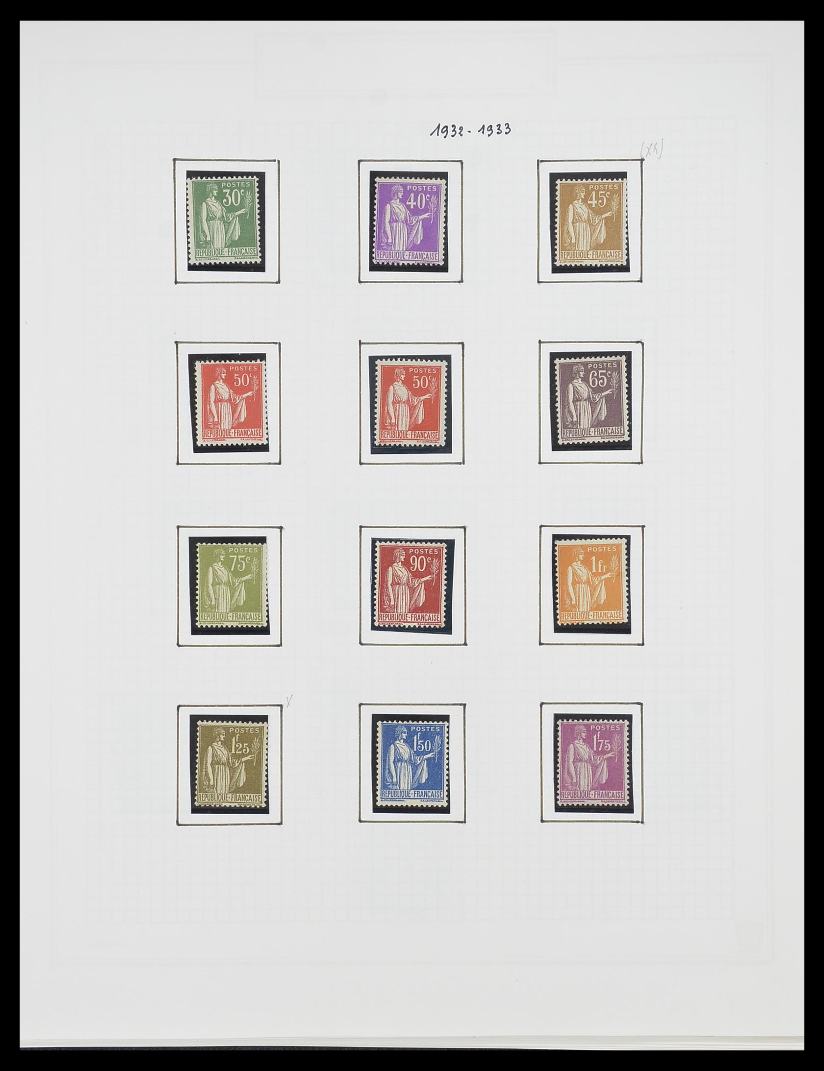33869 017 - Postzegelverzameling 33869 Frankrijk 1900-1983.