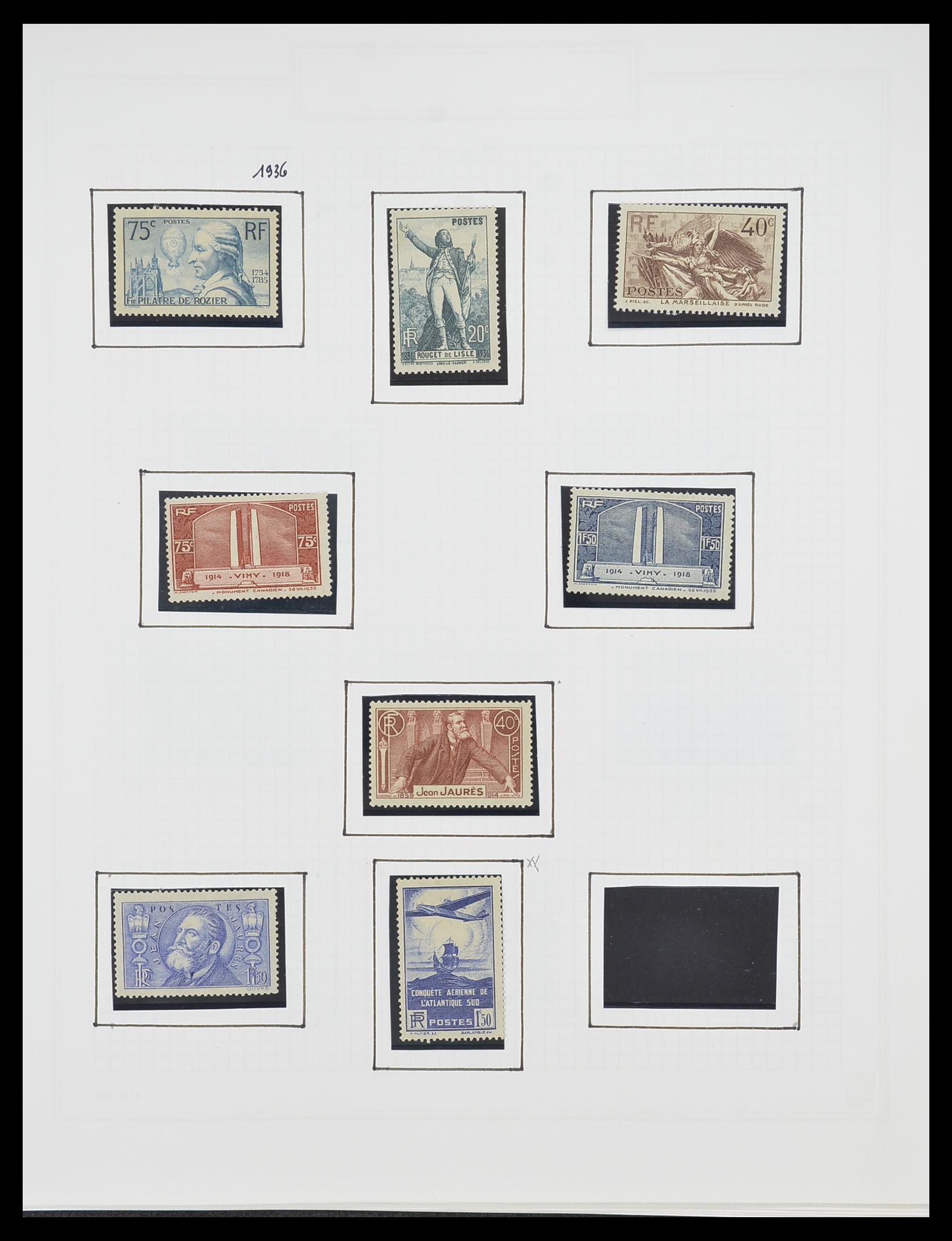33869 020 - Postzegelverzameling 33869 Frankrijk 1900-1983.