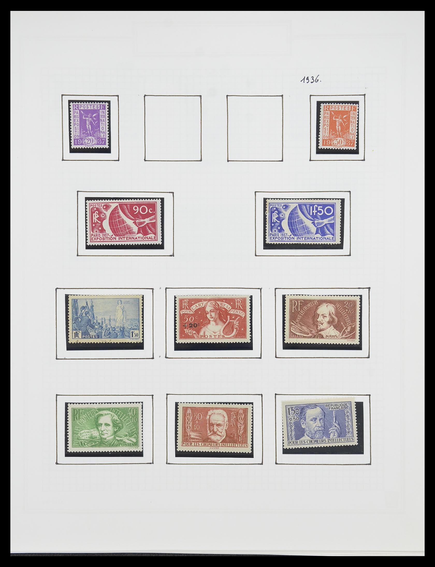33869 021 - Postzegelverzameling 33869 Frankrijk 1900-1983.