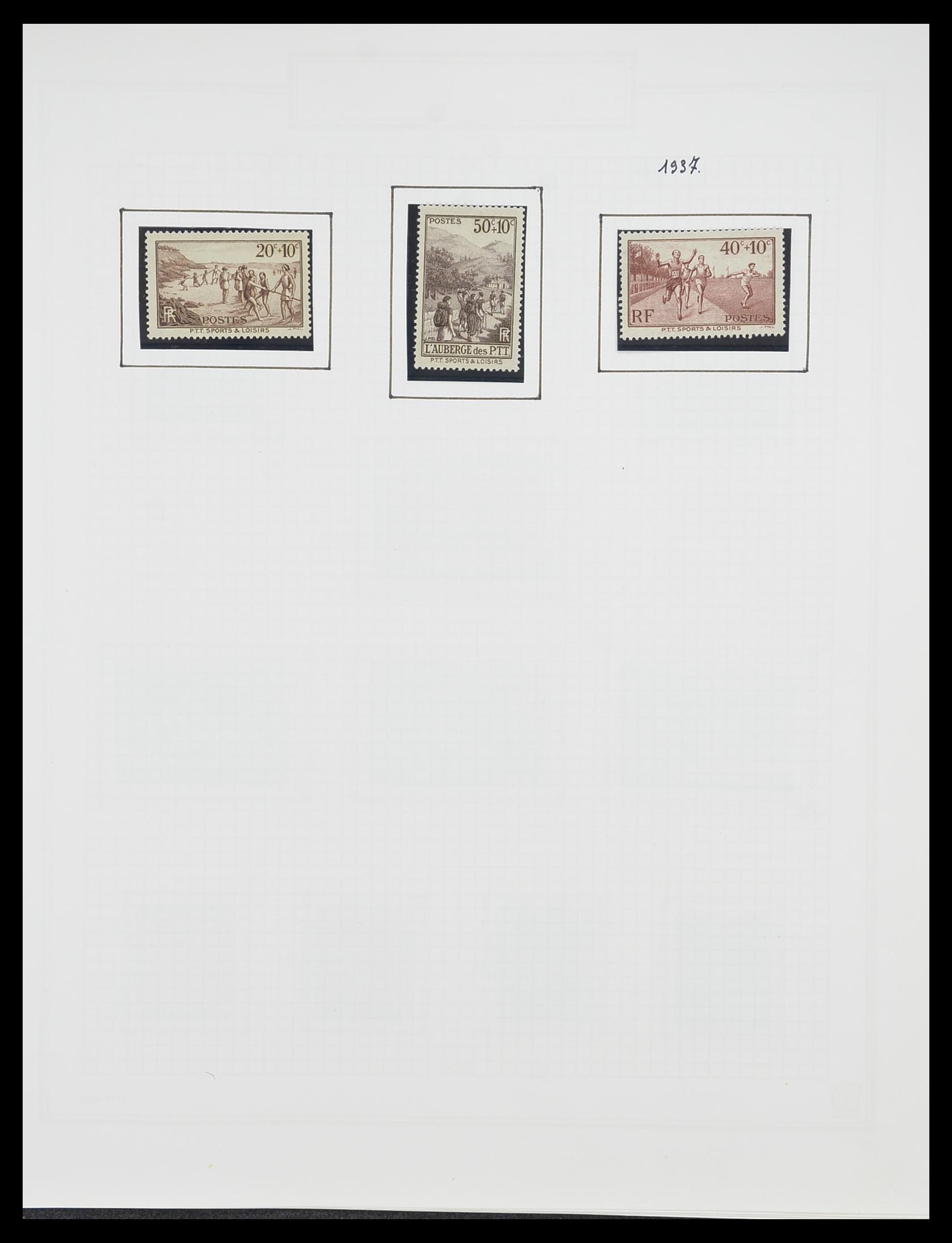 33869 024 - Postzegelverzameling 33869 Frankrijk 1900-1983.