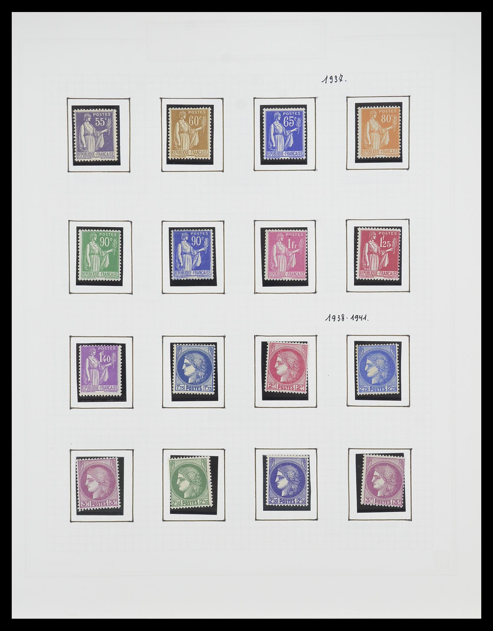 33869 026 - Postzegelverzameling 33869 Frankrijk 1900-1983.