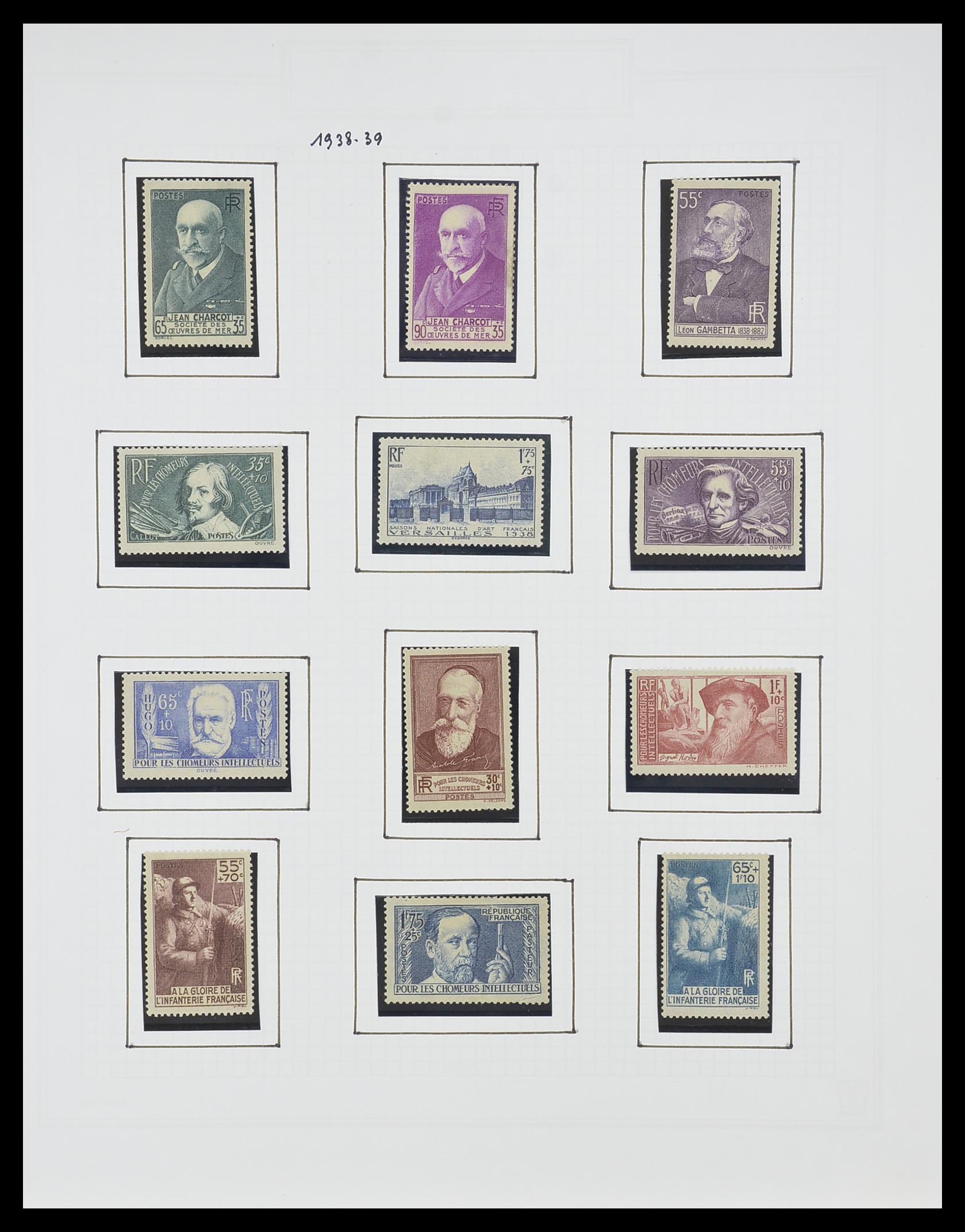 33869 027 - Postzegelverzameling 33869 Frankrijk 1900-1983.
