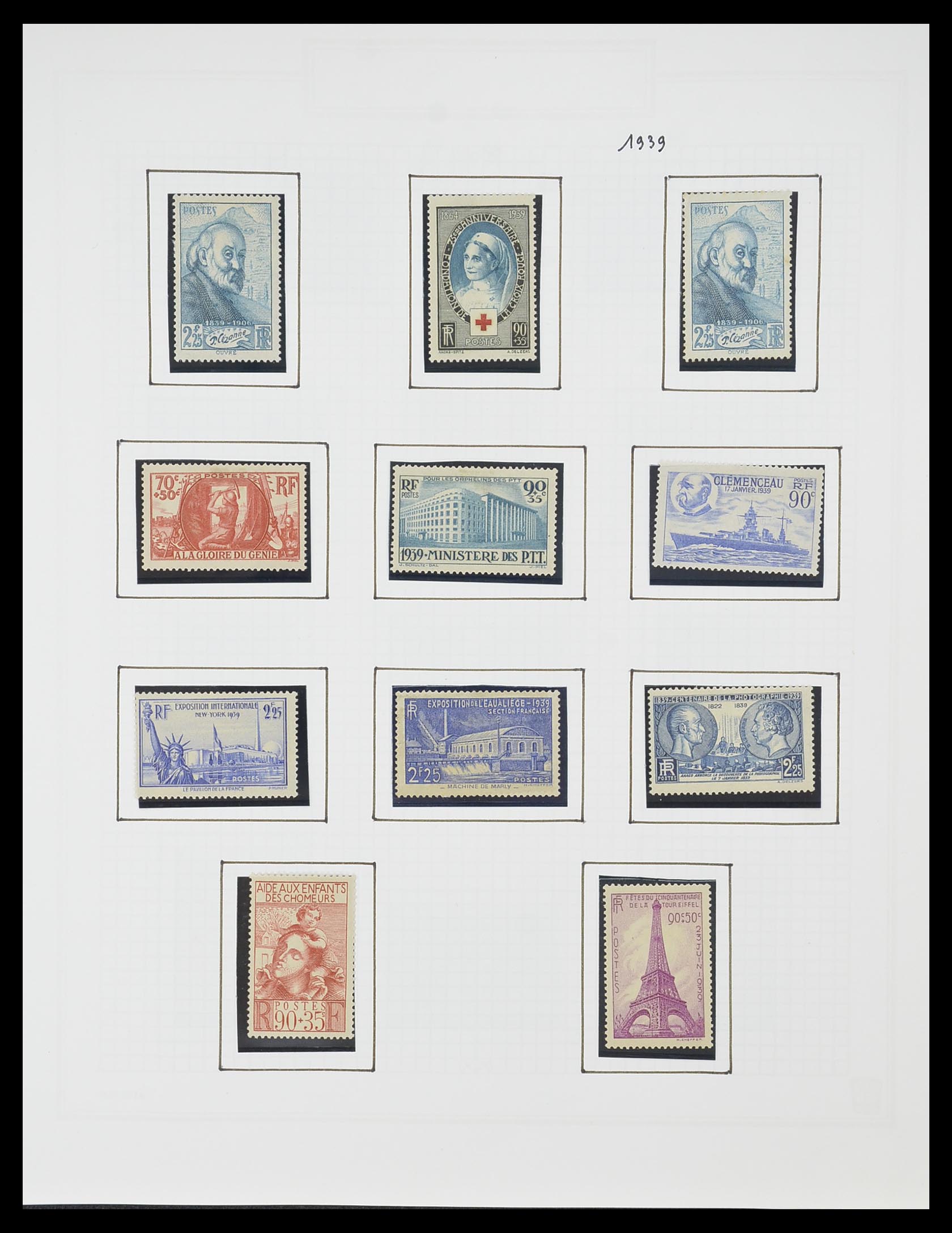 33869 031 - Postzegelverzameling 33869 Frankrijk 1900-1983.
