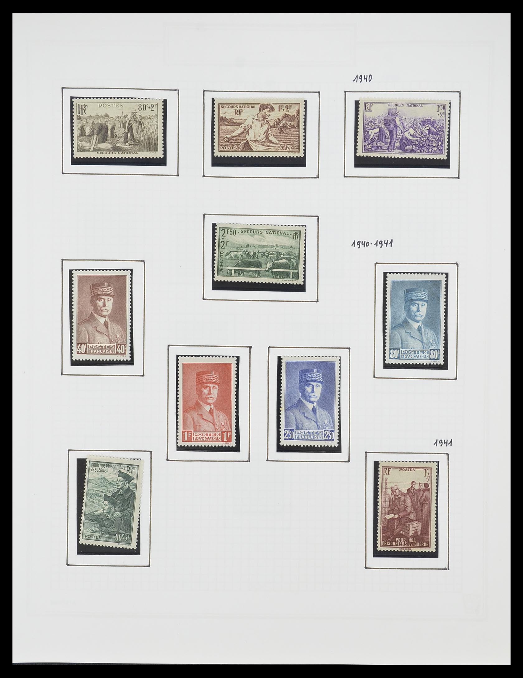 33869 035 - Postzegelverzameling 33869 Frankrijk 1900-1983.