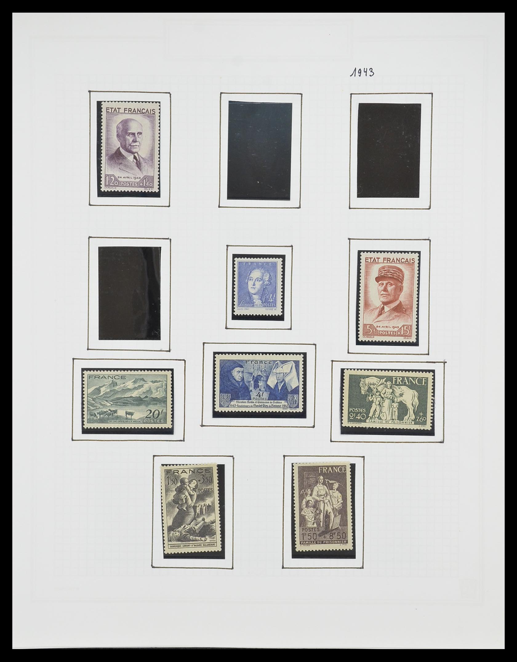 33869 043 - Postzegelverzameling 33869 Frankrijk 1900-1983.