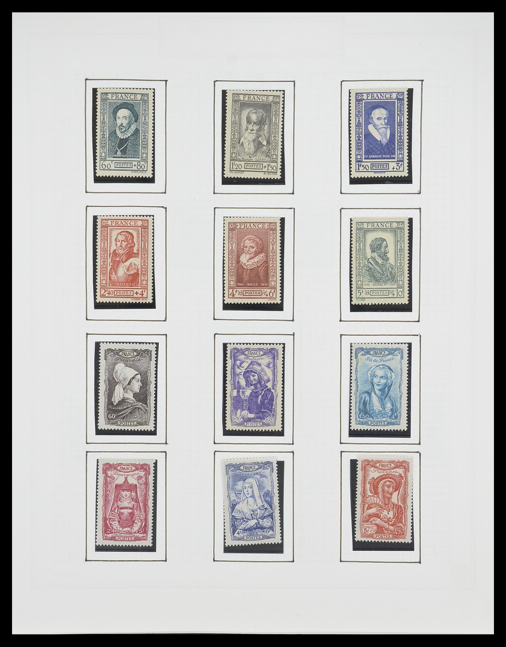 33869 044 - Postzegelverzameling 33869 Frankrijk 1900-1983.