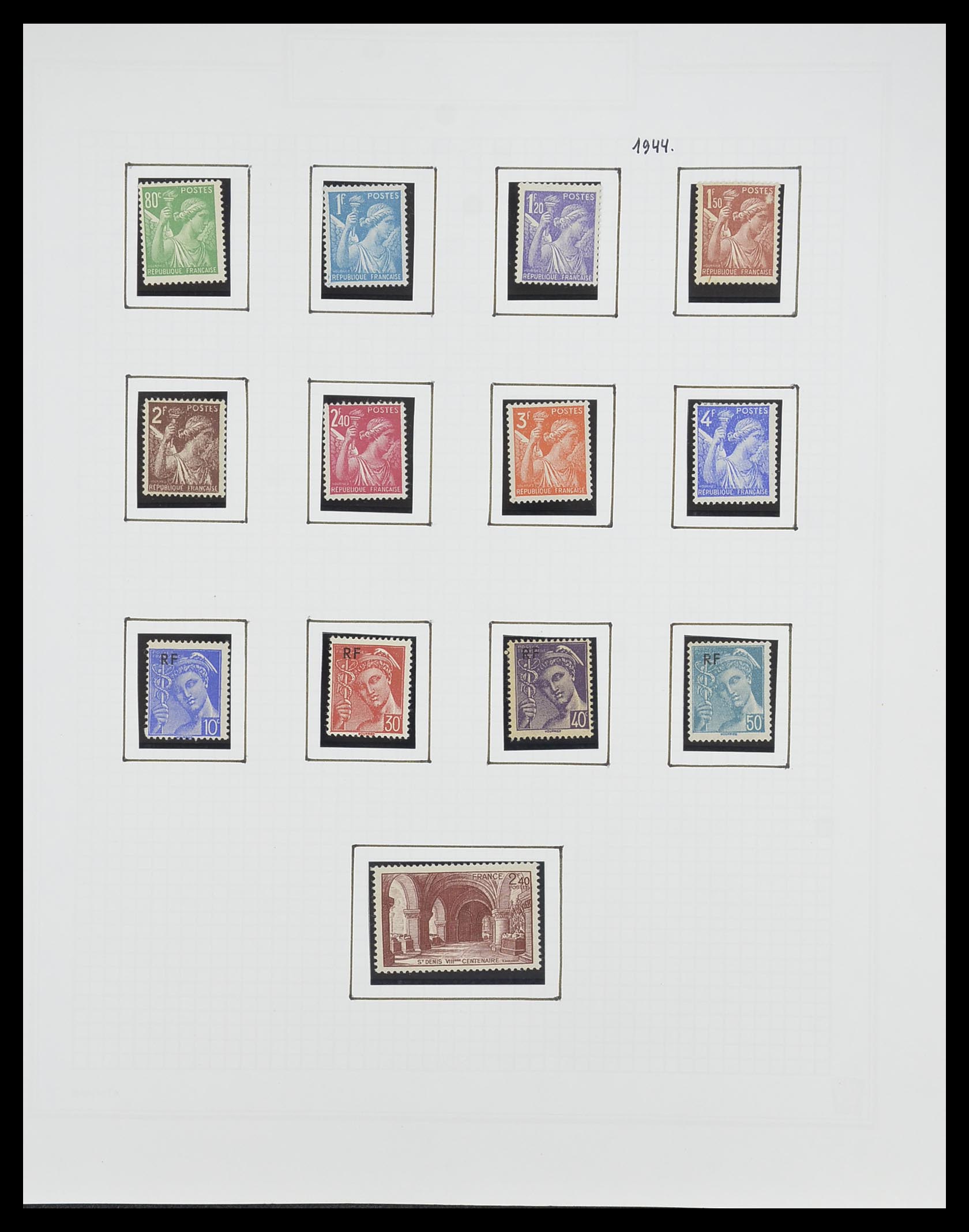 33869 049 - Postzegelverzameling 33869 Frankrijk 1900-1983.