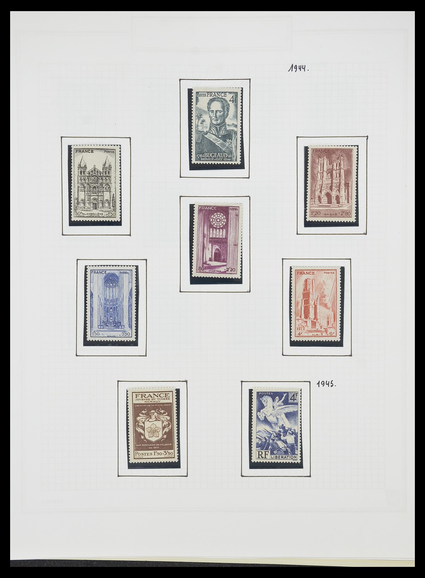 33869 050 - Postzegelverzameling 33869 Frankrijk 1900-1983.