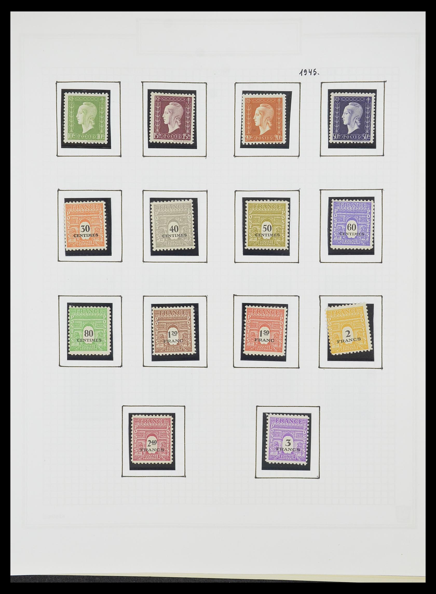 33869 053 - Postzegelverzameling 33869 Frankrijk 1900-1983.