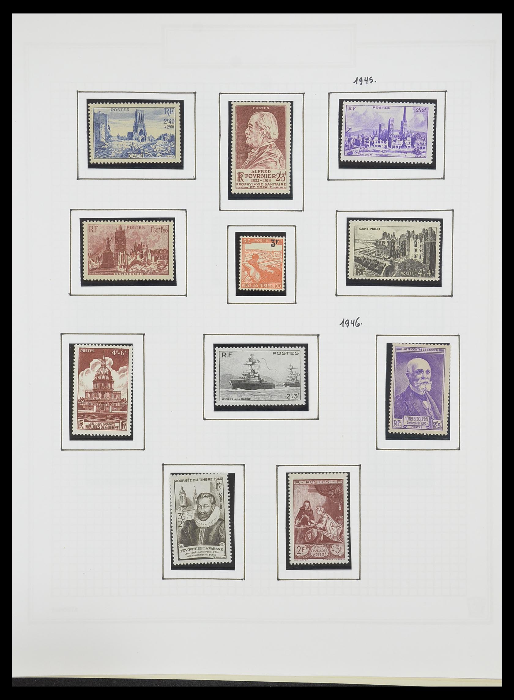 33869 057 - Postzegelverzameling 33869 Frankrijk 1900-1983.