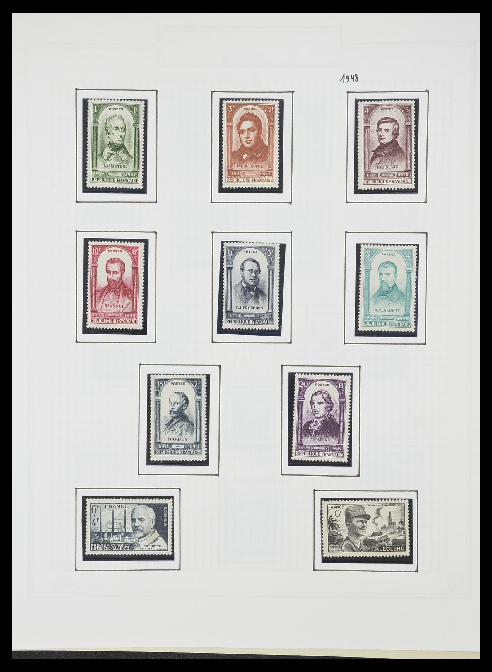 33869 062 - Postzegelverzameling 33869 Frankrijk 1900-1983.