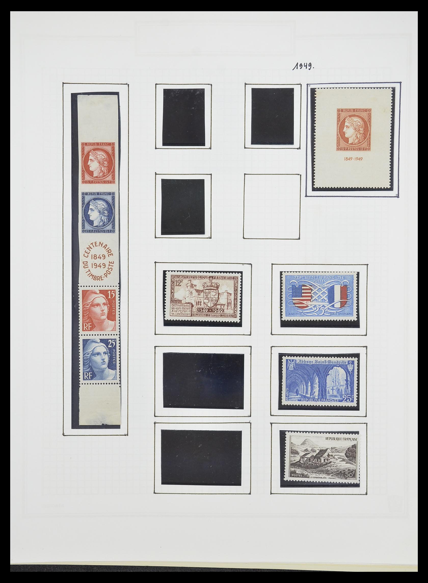 33869 065 - Postzegelverzameling 33869 Frankrijk 1900-1983.