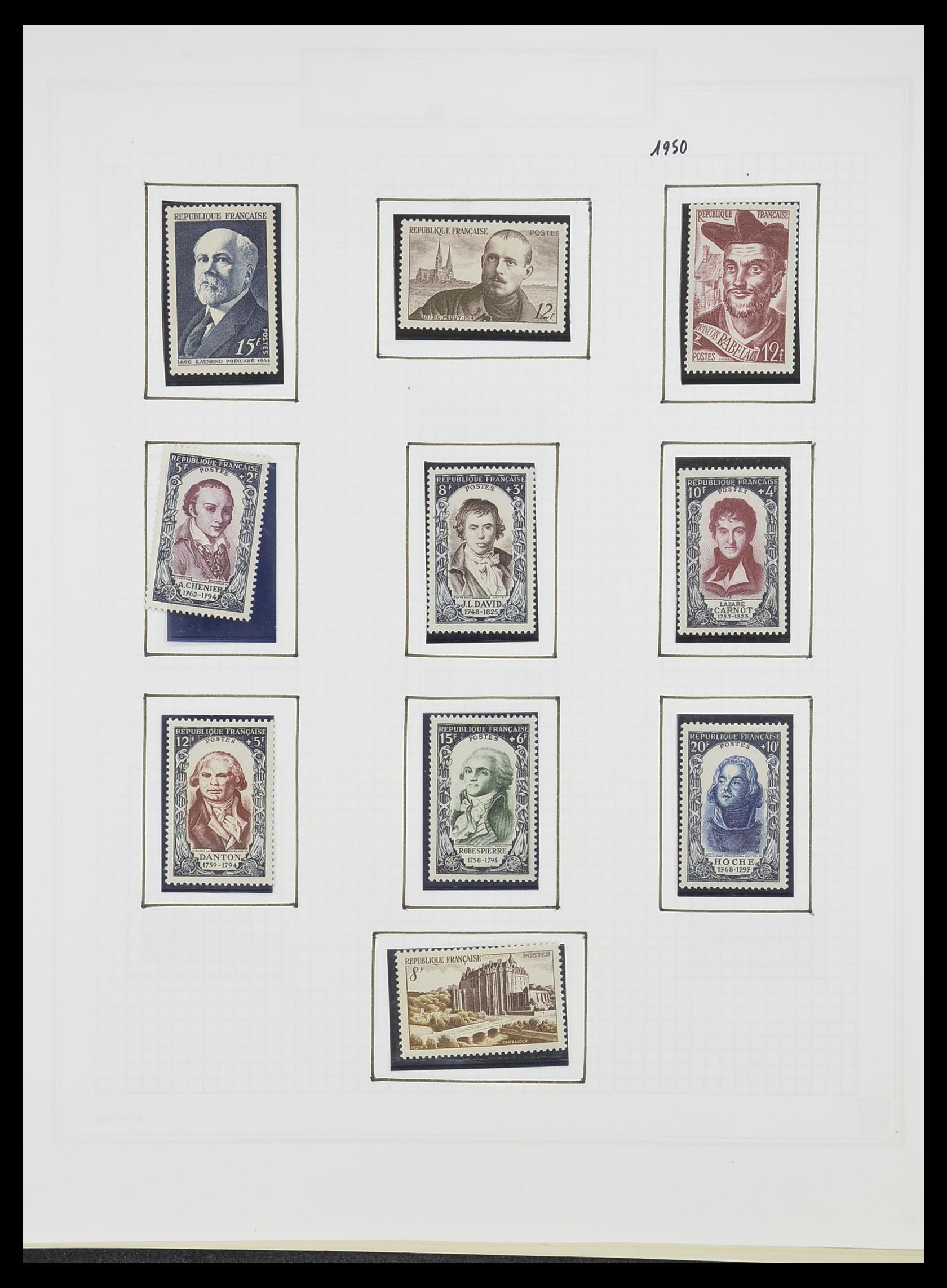 33869 068 - Postzegelverzameling 33869 Frankrijk 1900-1983.