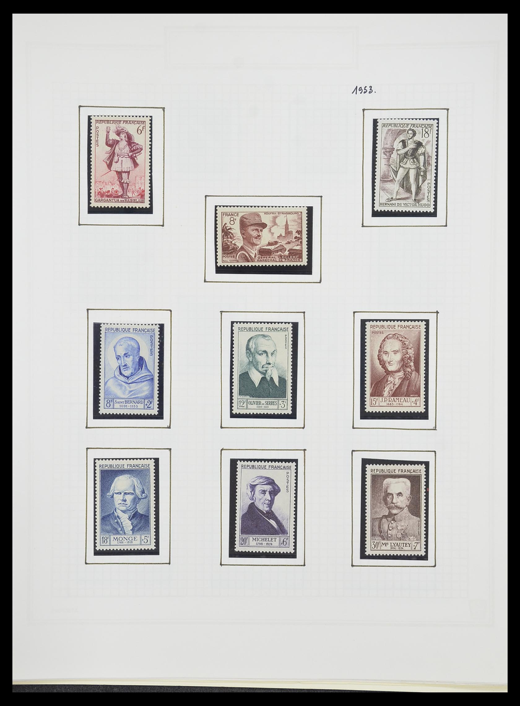 33869 075 - Postzegelverzameling 33869 Frankrijk 1900-1983.