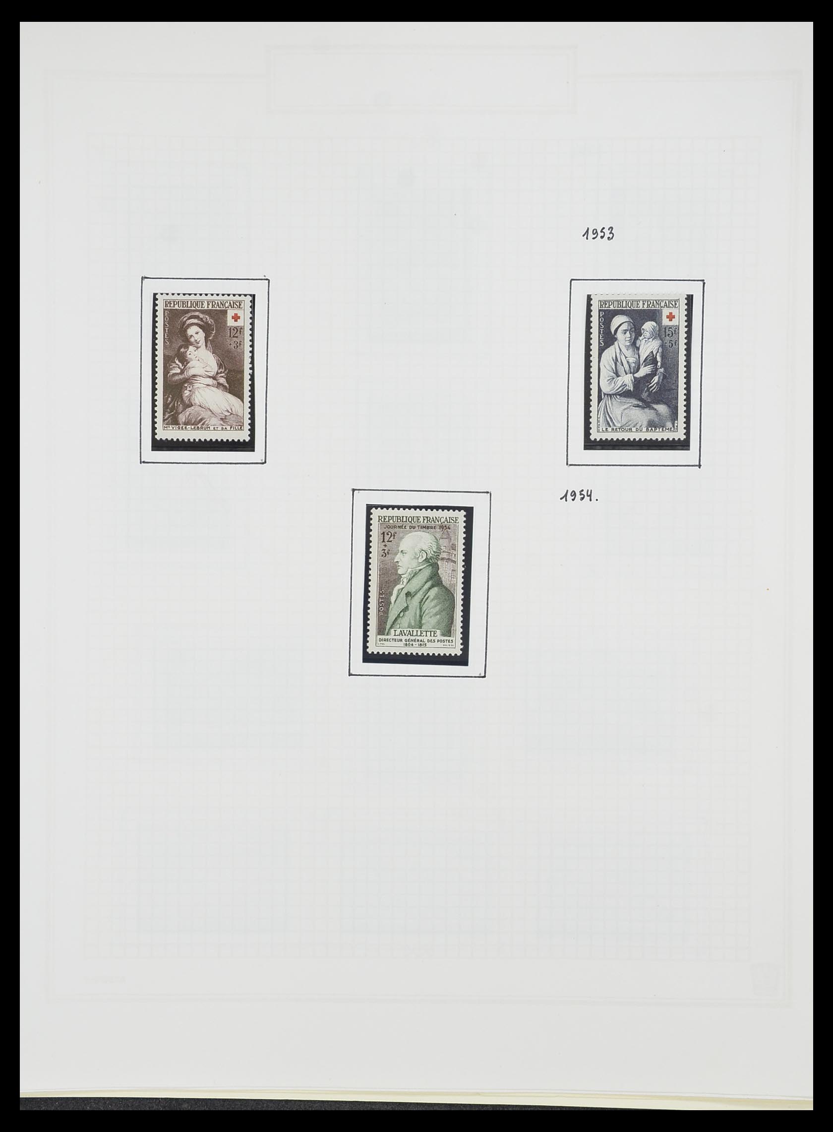 33869 077 - Postzegelverzameling 33869 Frankrijk 1900-1983.