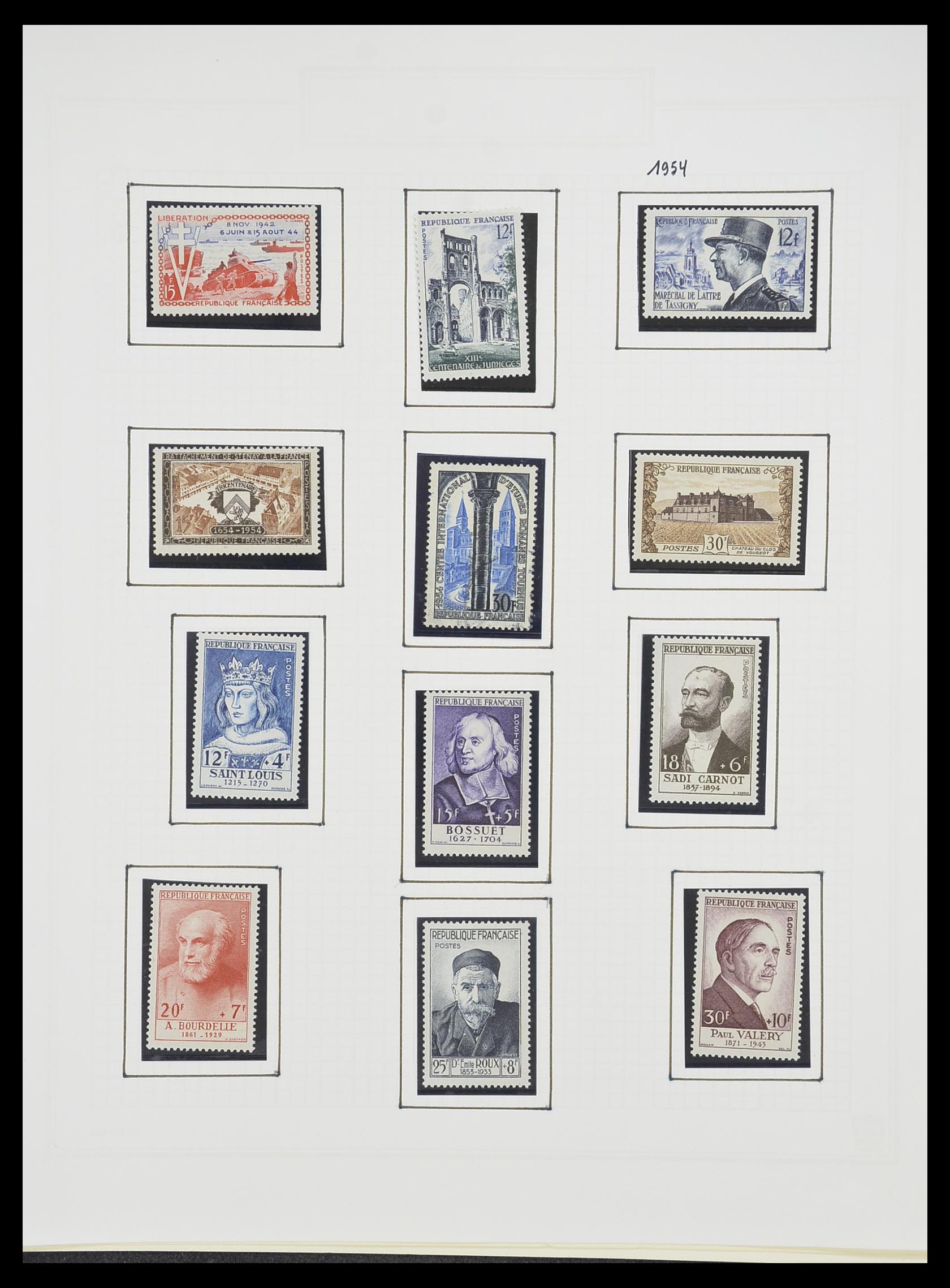 33869 079 - Postzegelverzameling 33869 Frankrijk 1900-1983.