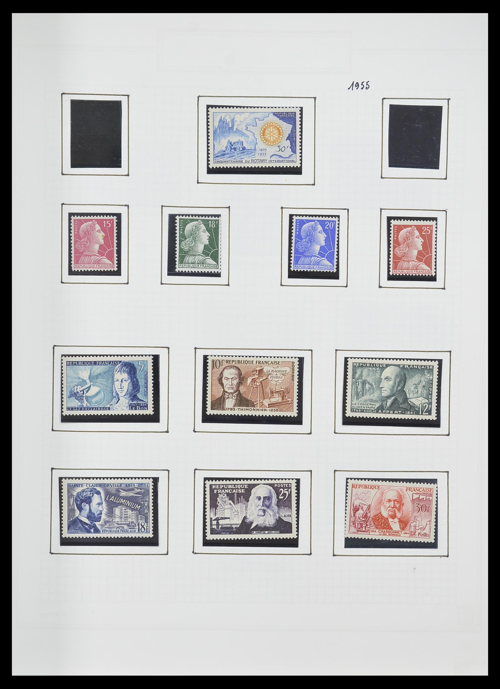 33869 081 - Postzegelverzameling 33869 Frankrijk 1900-1983.