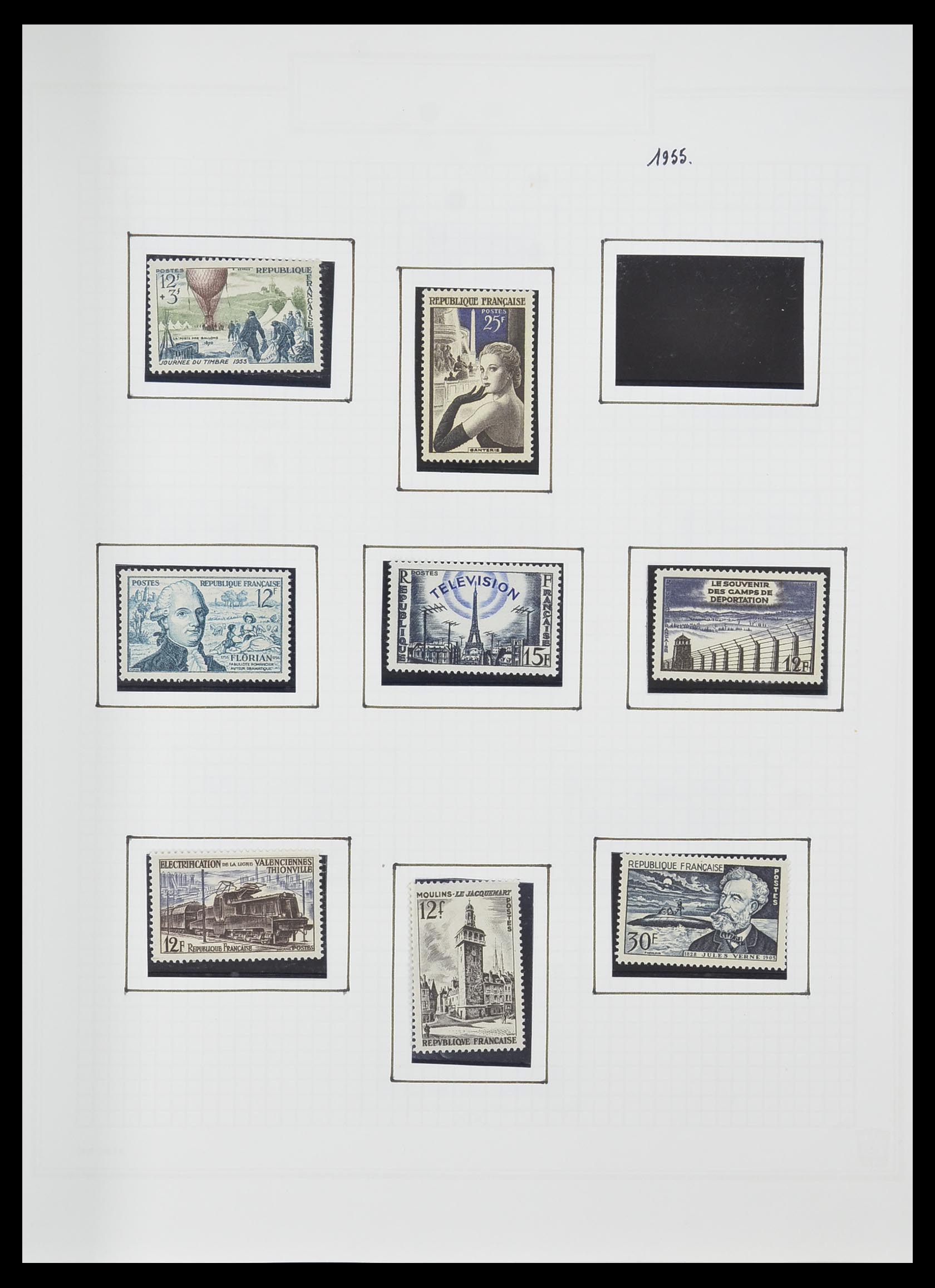 33869 082 - Postzegelverzameling 33869 Frankrijk 1900-1983.