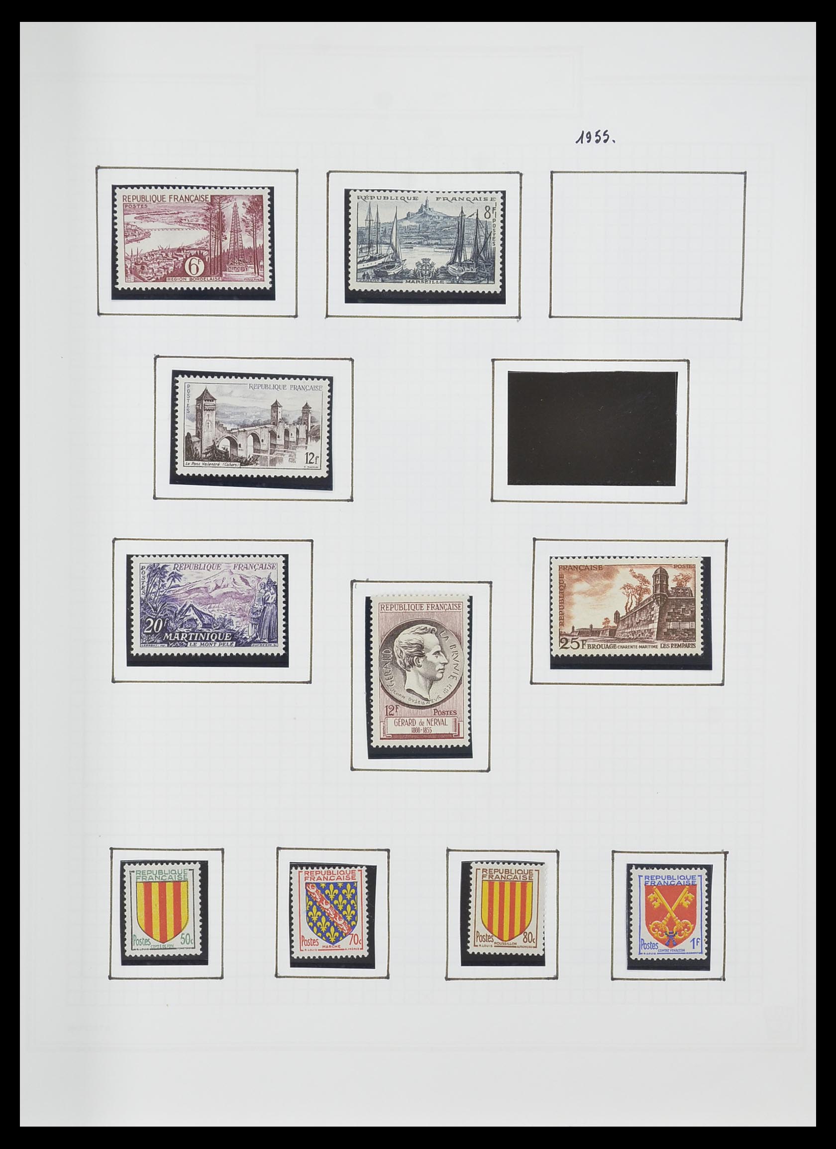 33869 084 - Postzegelverzameling 33869 Frankrijk 1900-1983.