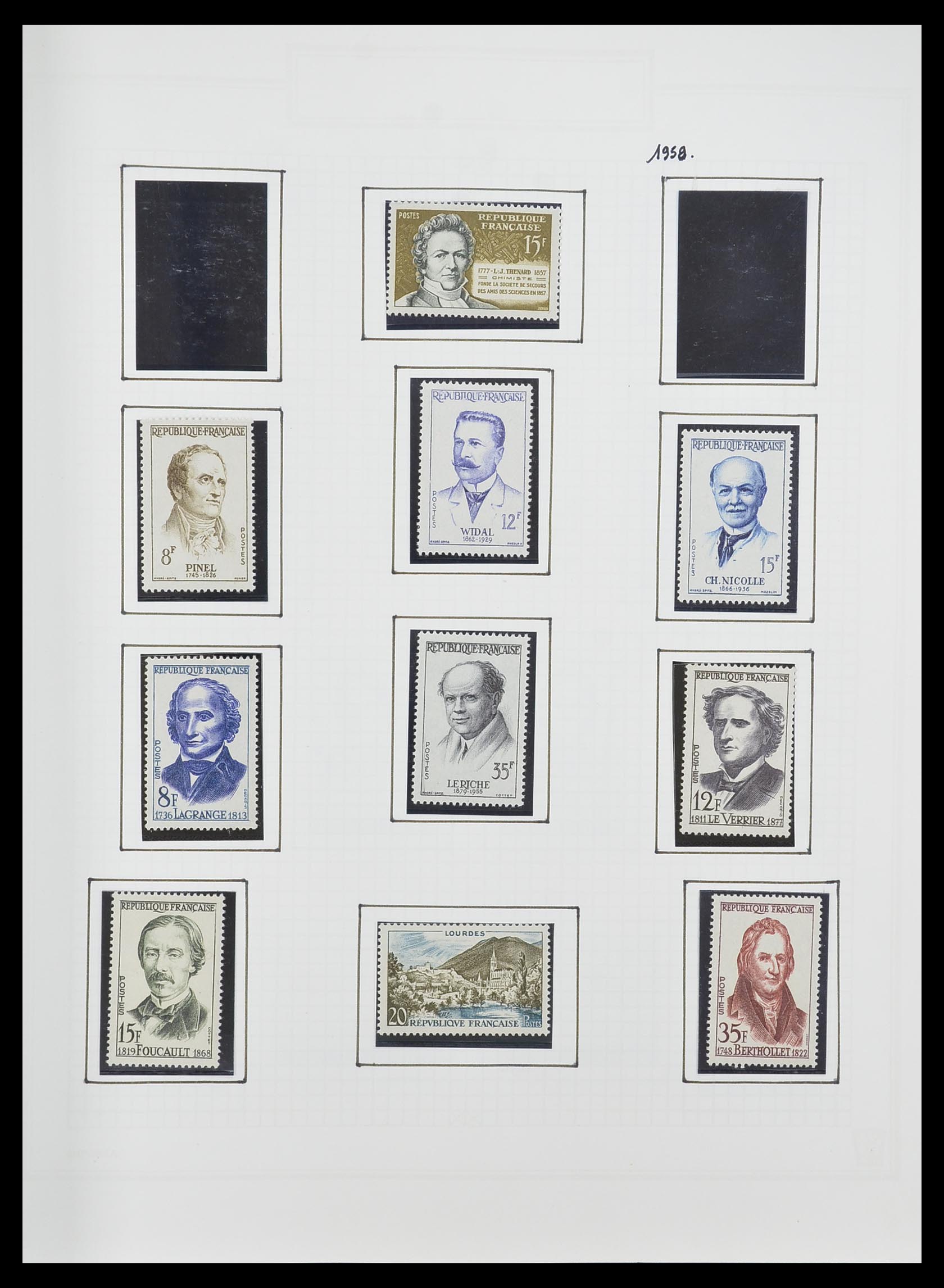 33869 094 - Postzegelverzameling 33869 Frankrijk 1900-1983.