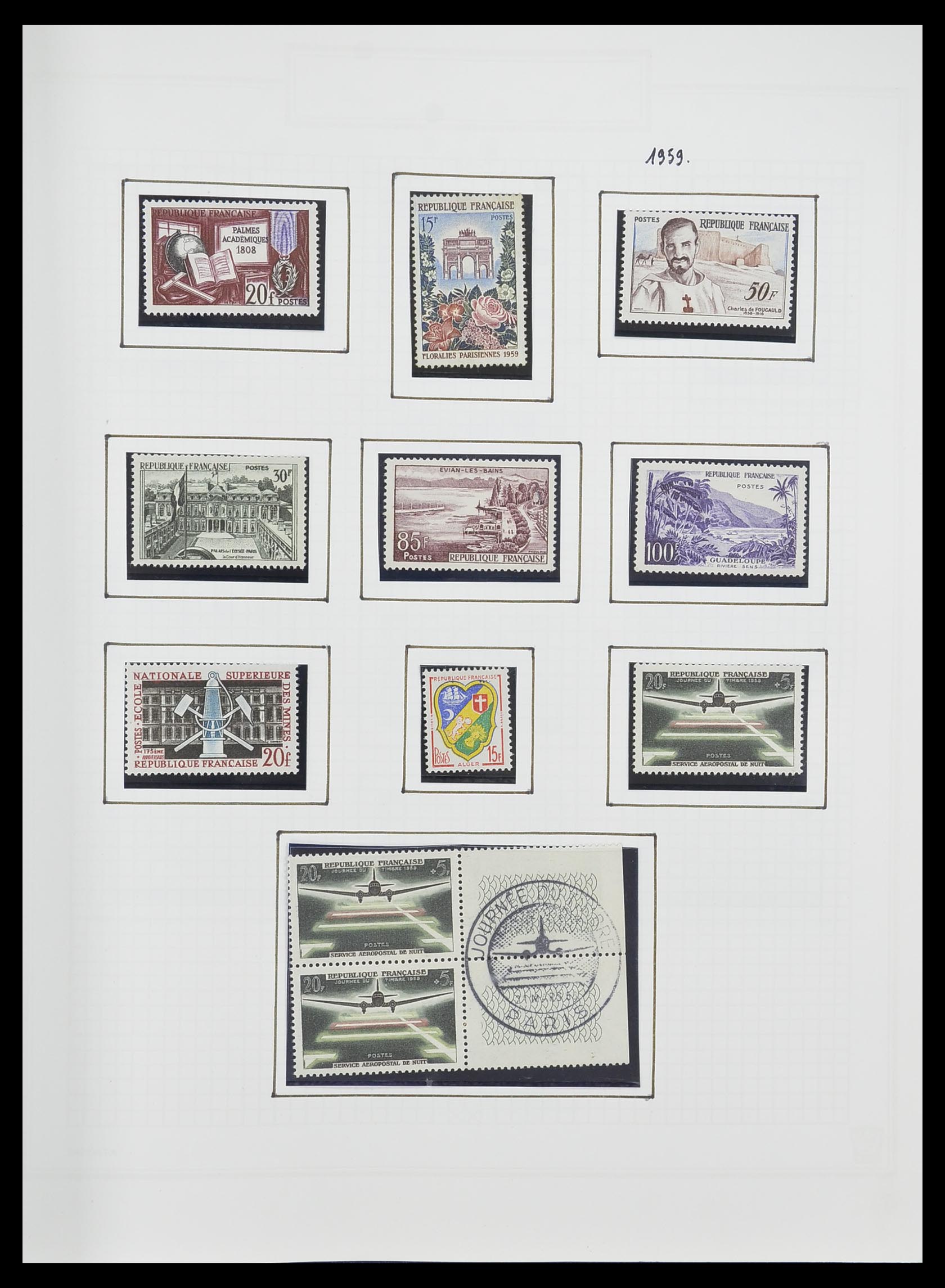 33869 098 - Postzegelverzameling 33869 Frankrijk 1900-1983.