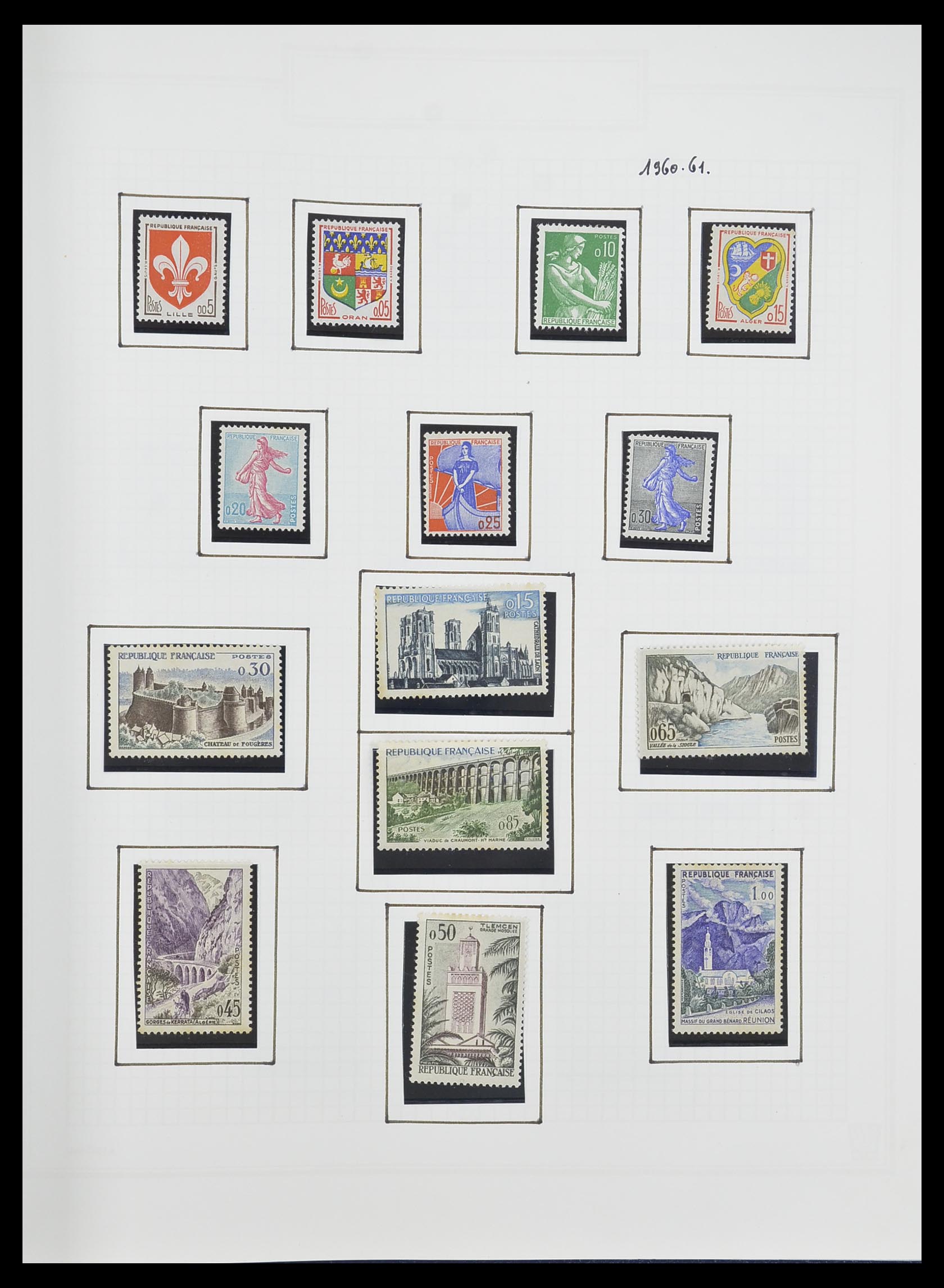 33869 102 - Postzegelverzameling 33869 Frankrijk 1900-1983.