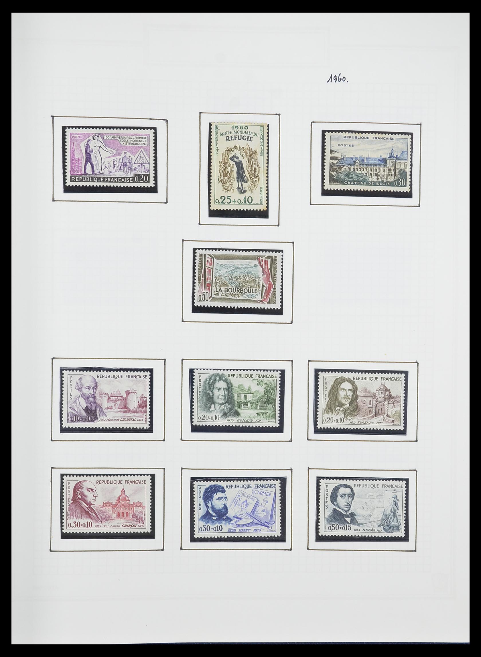 33869 104 - Postzegelverzameling 33869 Frankrijk 1900-1983.