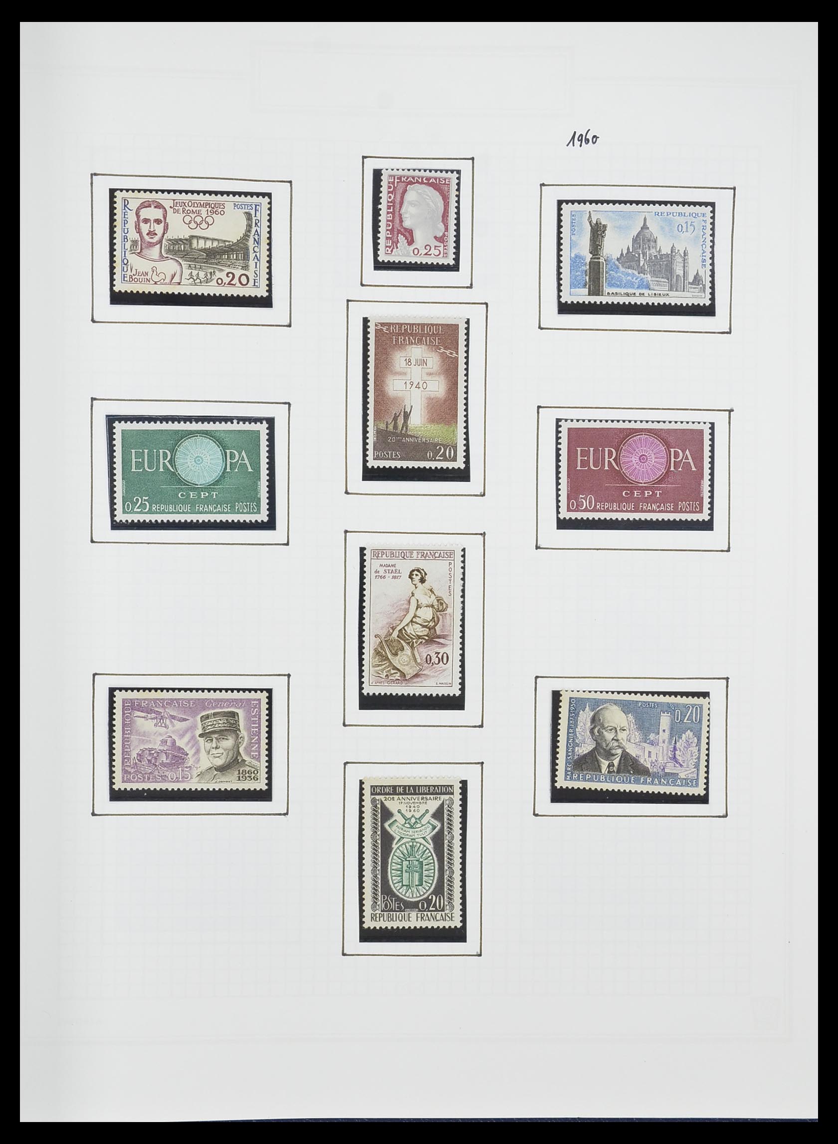 33869 105 - Postzegelverzameling 33869 Frankrijk 1900-1983.