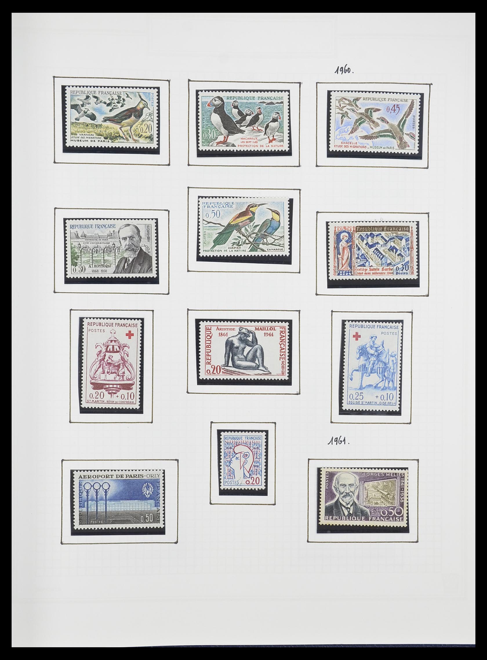 33869 106 - Postzegelverzameling 33869 Frankrijk 1900-1983.