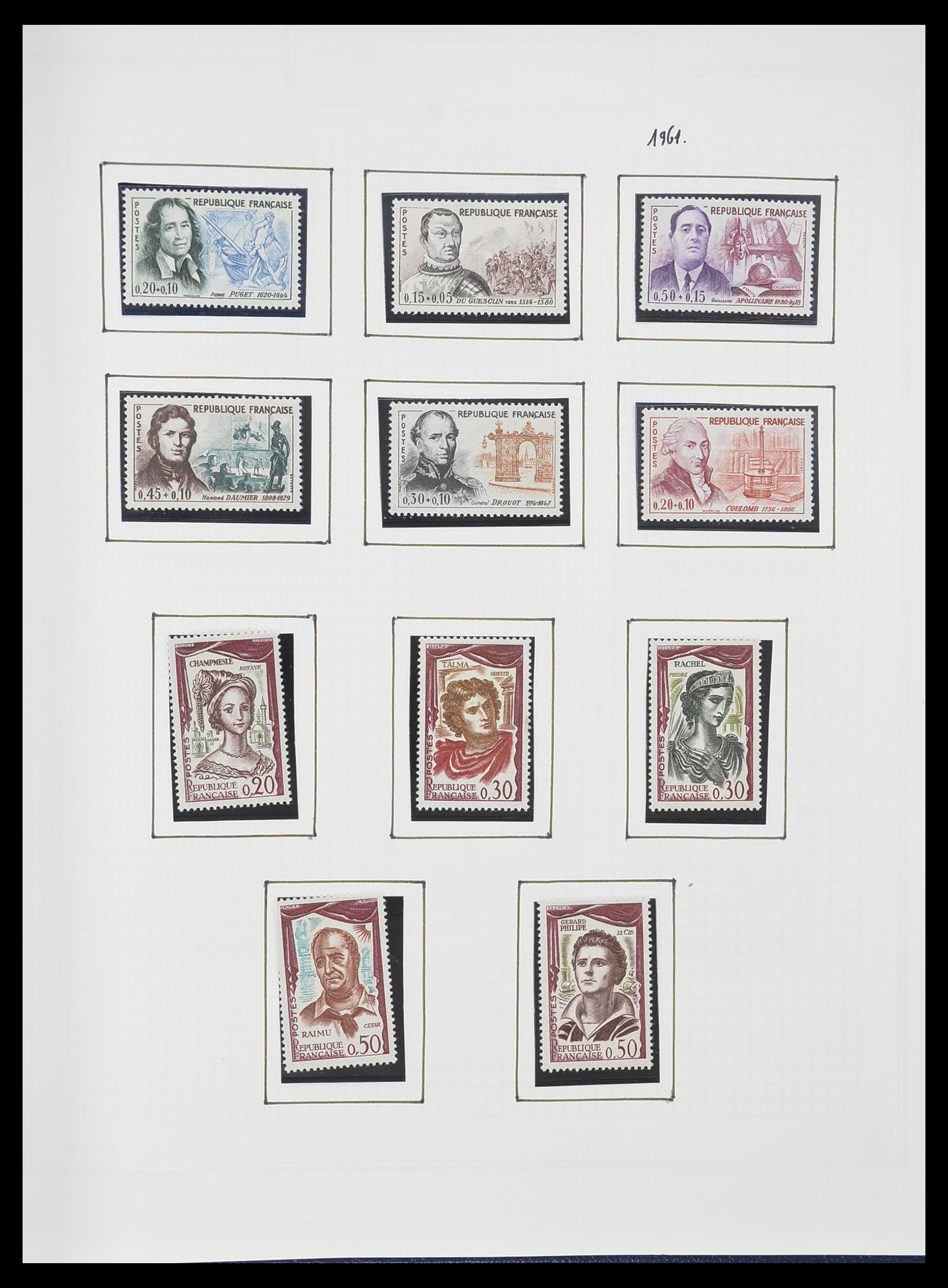 33869 108 - Postzegelverzameling 33869 Frankrijk 1900-1983.