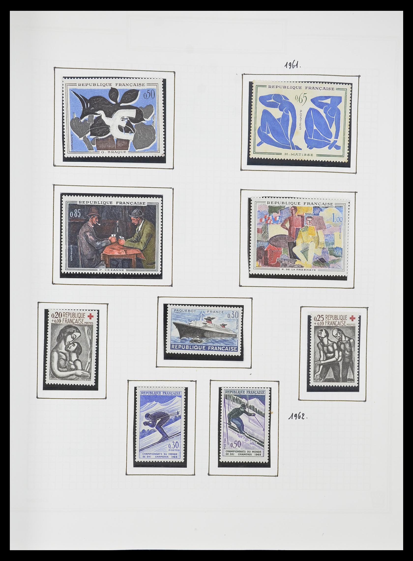 33869 110 - Postzegelverzameling 33869 Frankrijk 1900-1983.