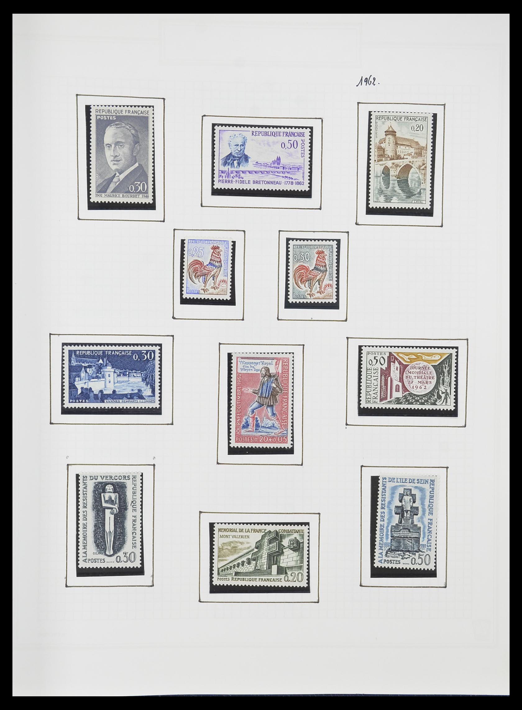 33869 111 - Postzegelverzameling 33869 Frankrijk 1900-1983.