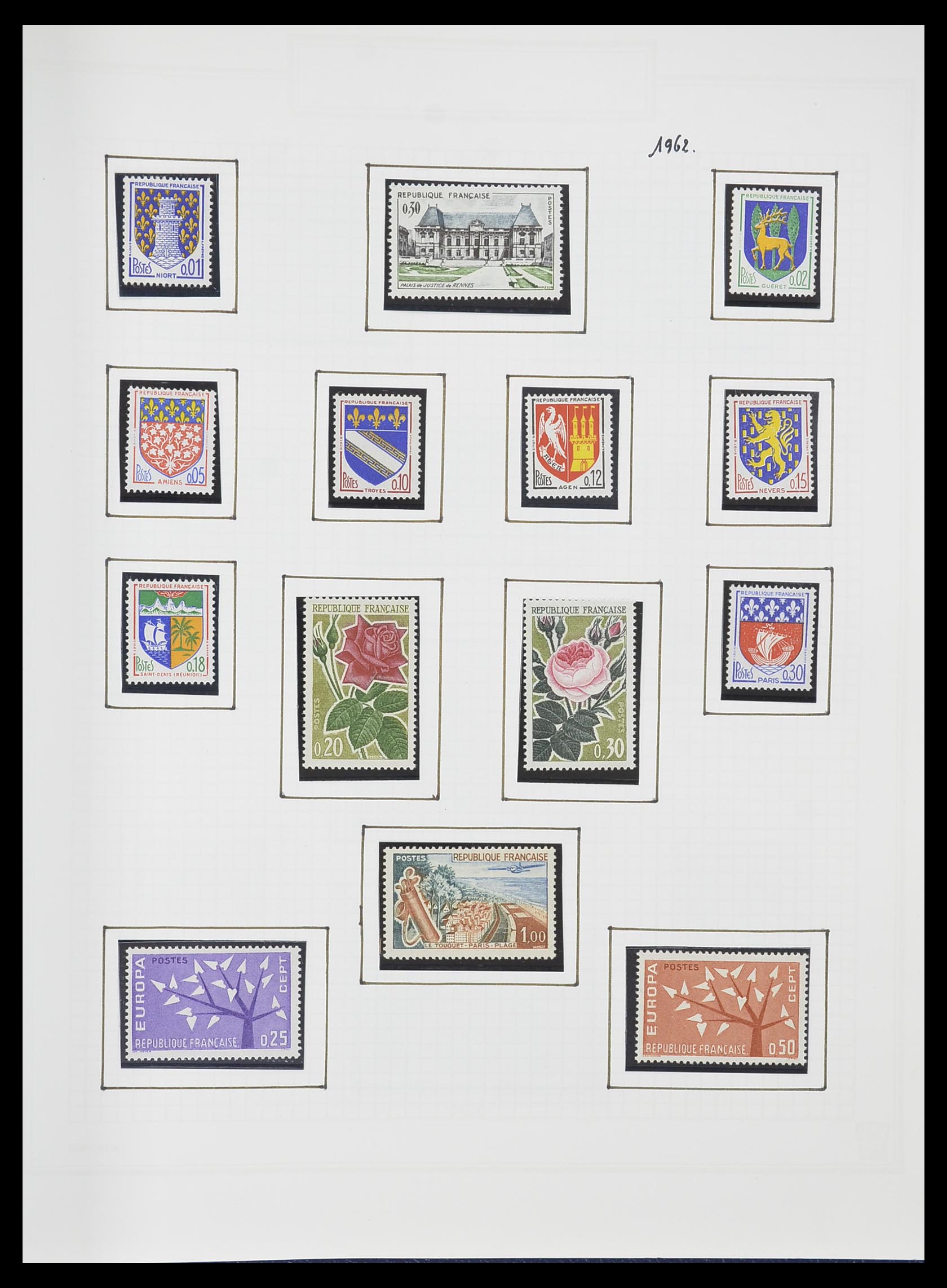 33869 113 - Postzegelverzameling 33869 Frankrijk 1900-1983.